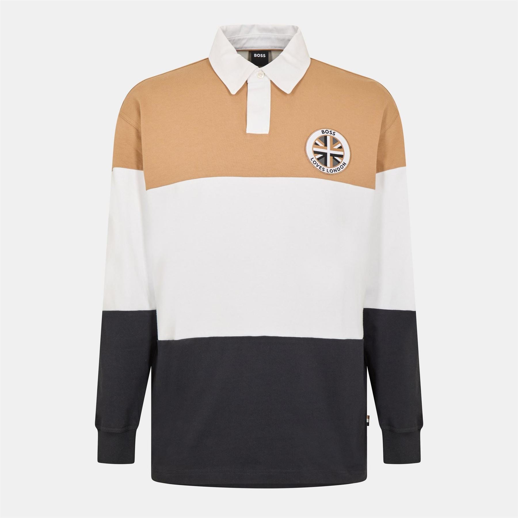 Boss Collared Neck Long Sleeve Regular Fit Shirt