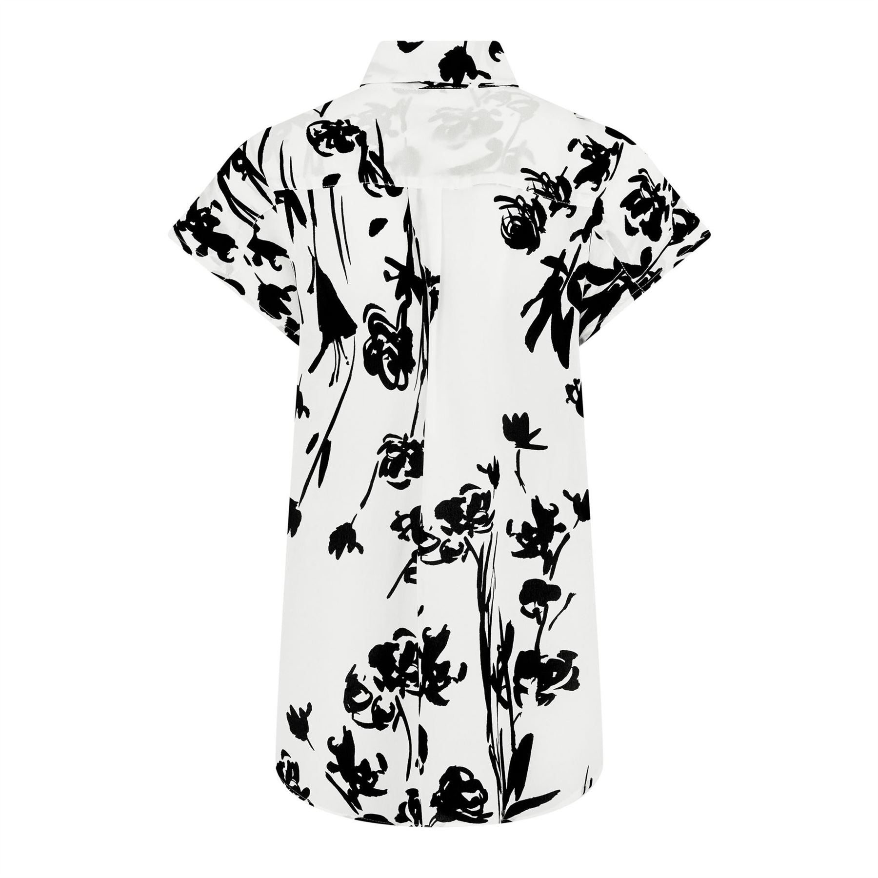 Marella Floral Print Short Sleeve Patterned Shirt