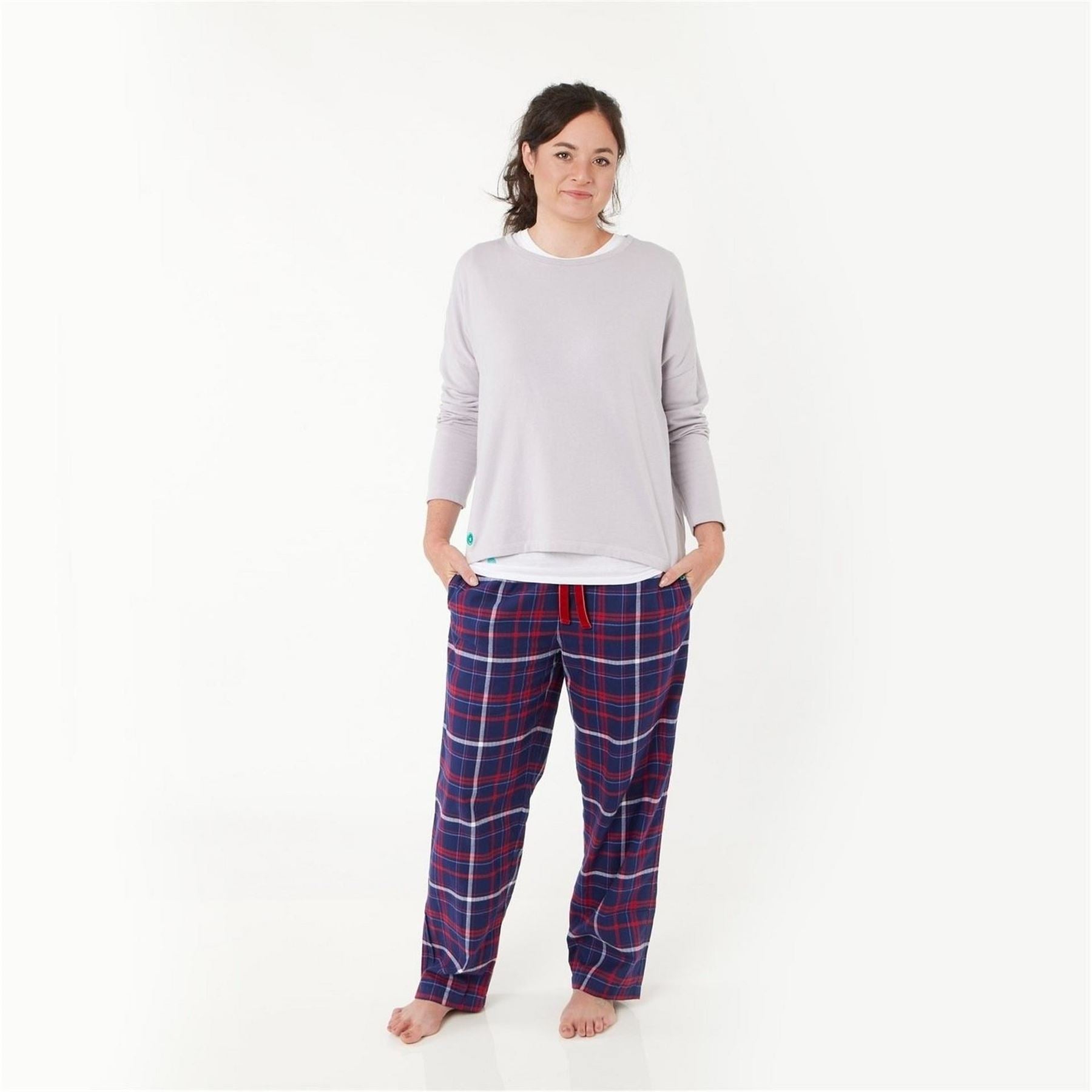 Loungers Ladies Organic Brushed Cotton Lounge Trousers