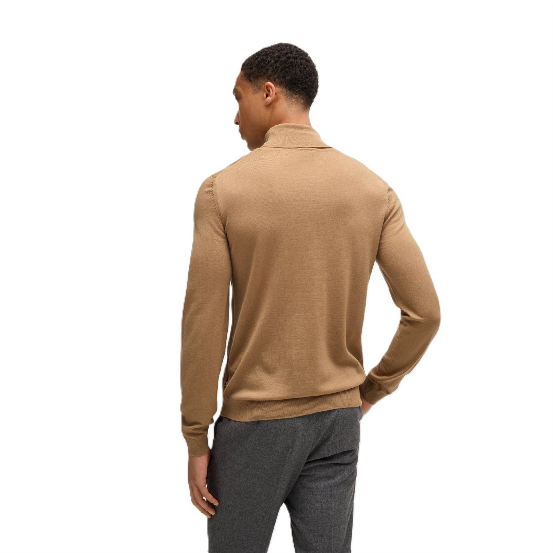 Boss Turtle Neck Long Sleeve Regular Fit Sweater