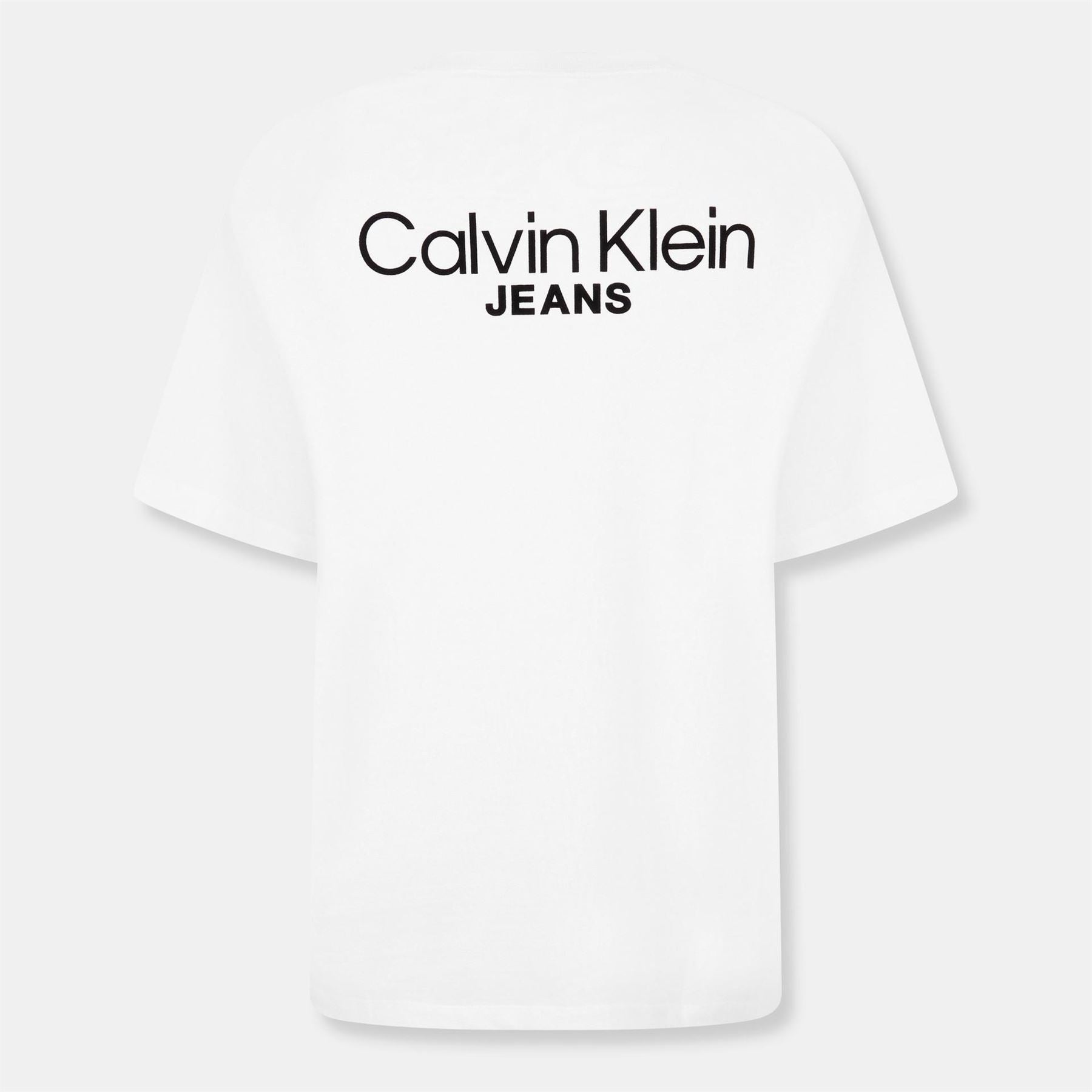 Calvin Klein Jeans Back Print Crew Neck Short Sleeve T-Shirt