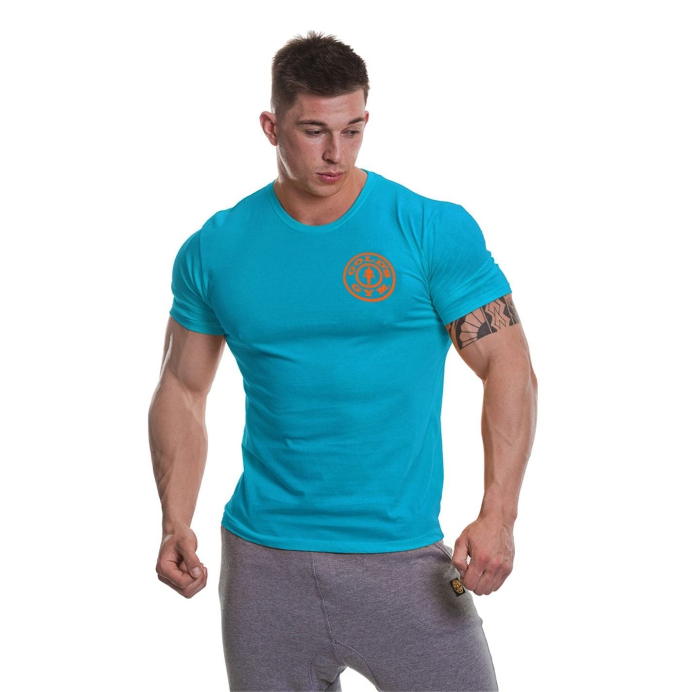 Golds Gym Mens Basic Left Chest T-Shirt