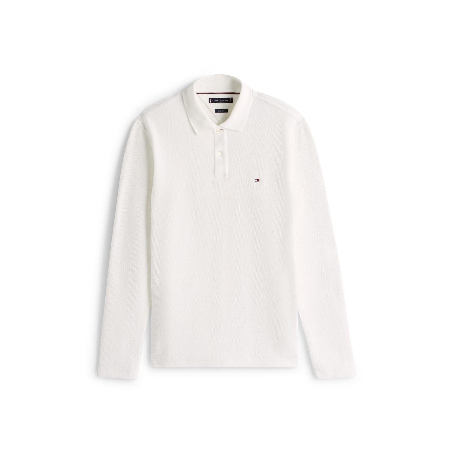Tommy Hilfiger Herring Collared Long Sleeve Polo Shirt