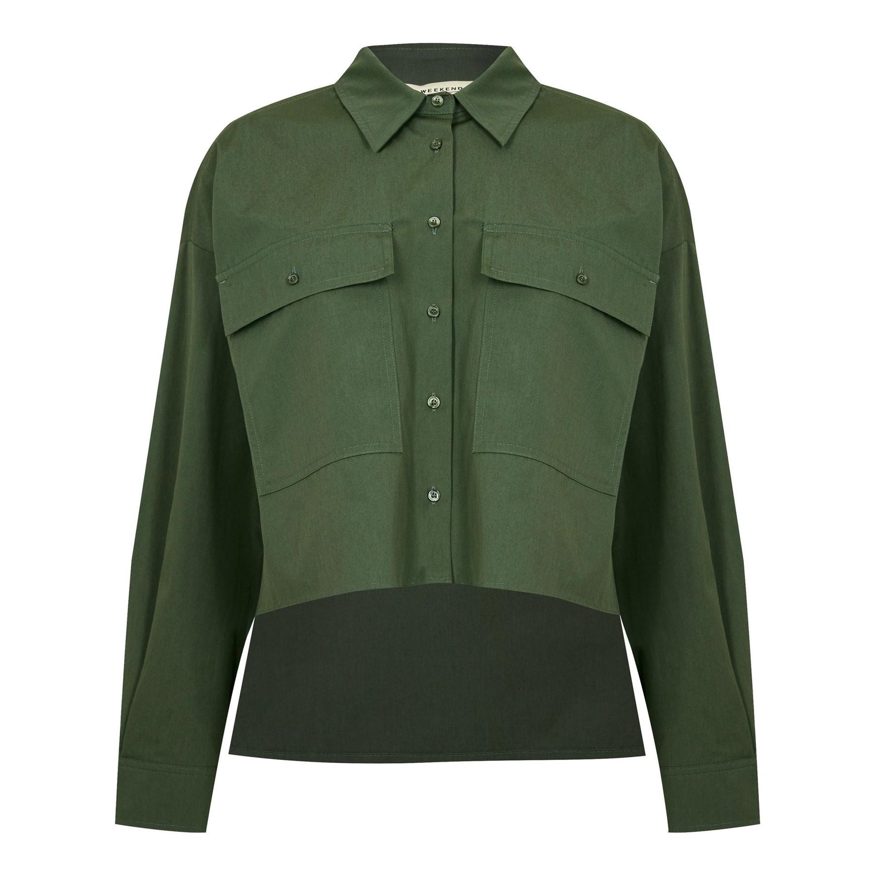 Weekend Max Mara Carter Long Sleeve Plain Shirt