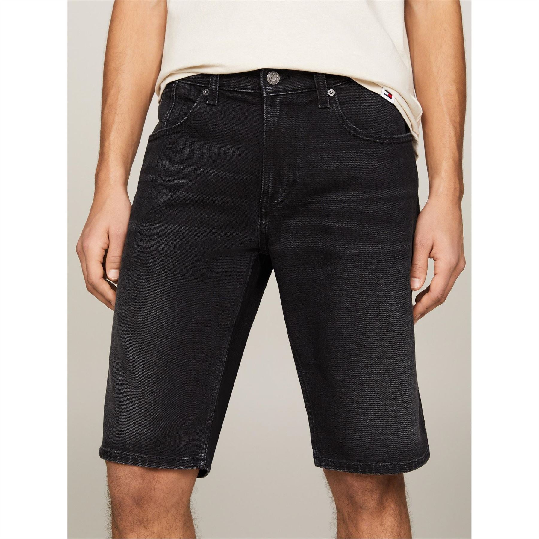 Tommy Jeans Denim Bermuda Shorts Light Wash