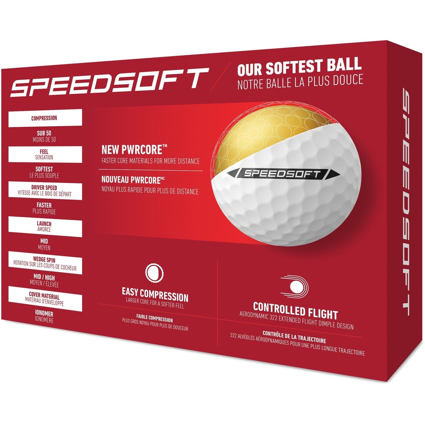 TaylorMade Speedsoft Lettering Golf Balls