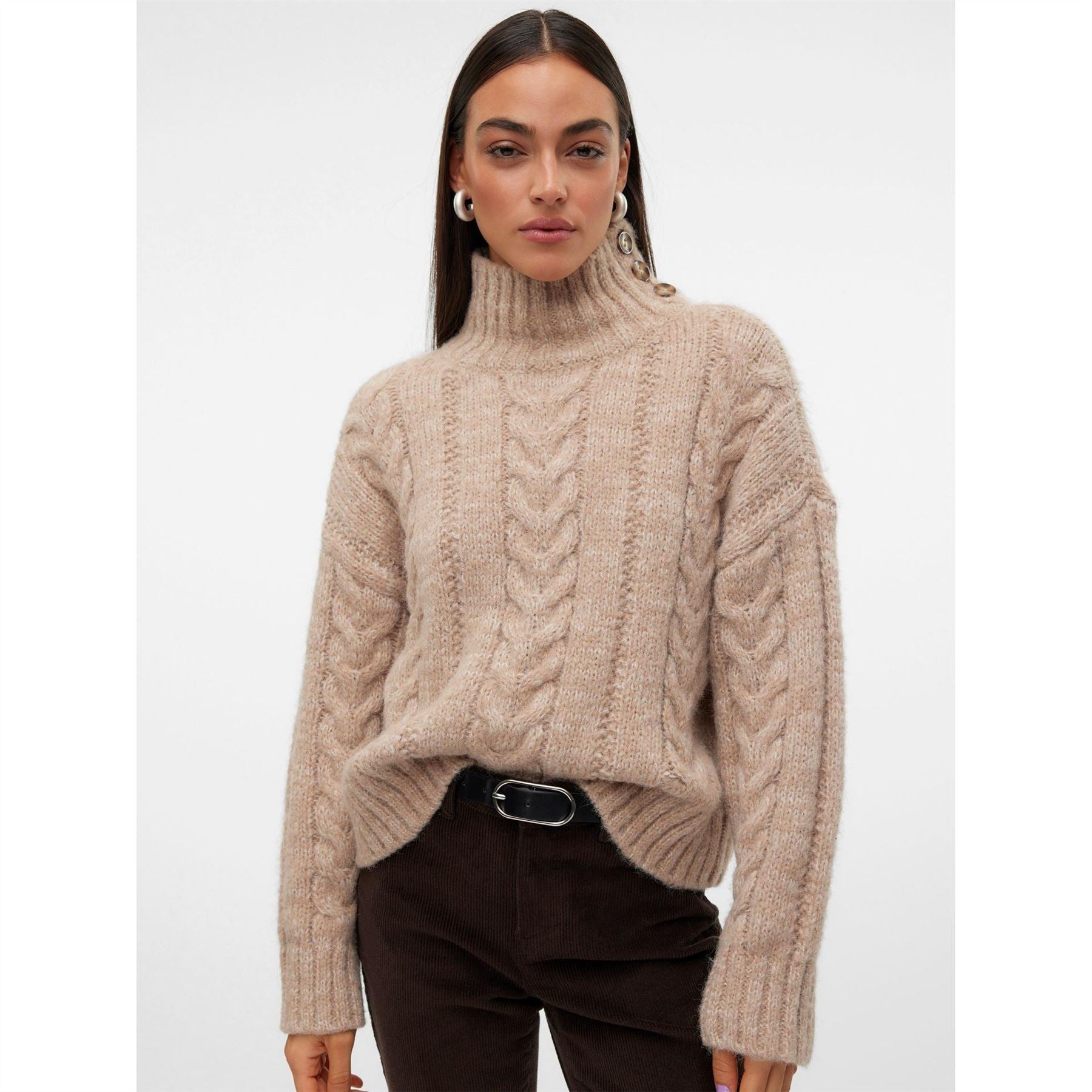 Vero Moda Turtleneck Relaxed Fit Sweater