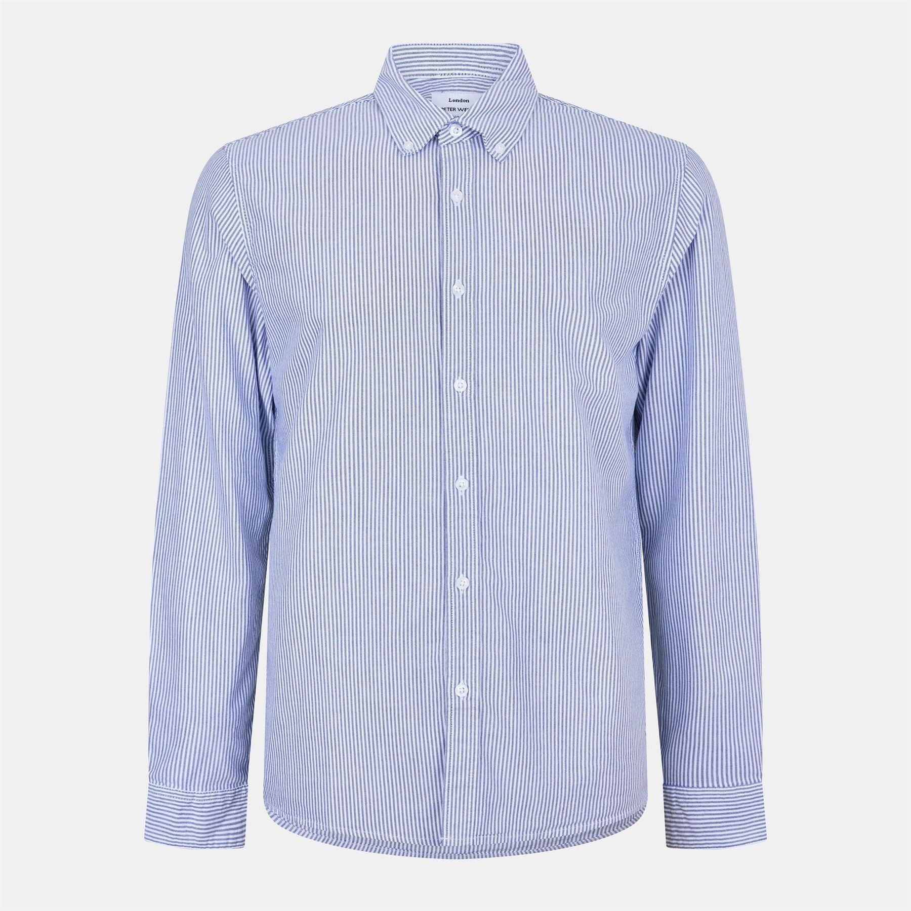 Peter Werth Collared Neck Long Sleeve Regular Fit Shirt