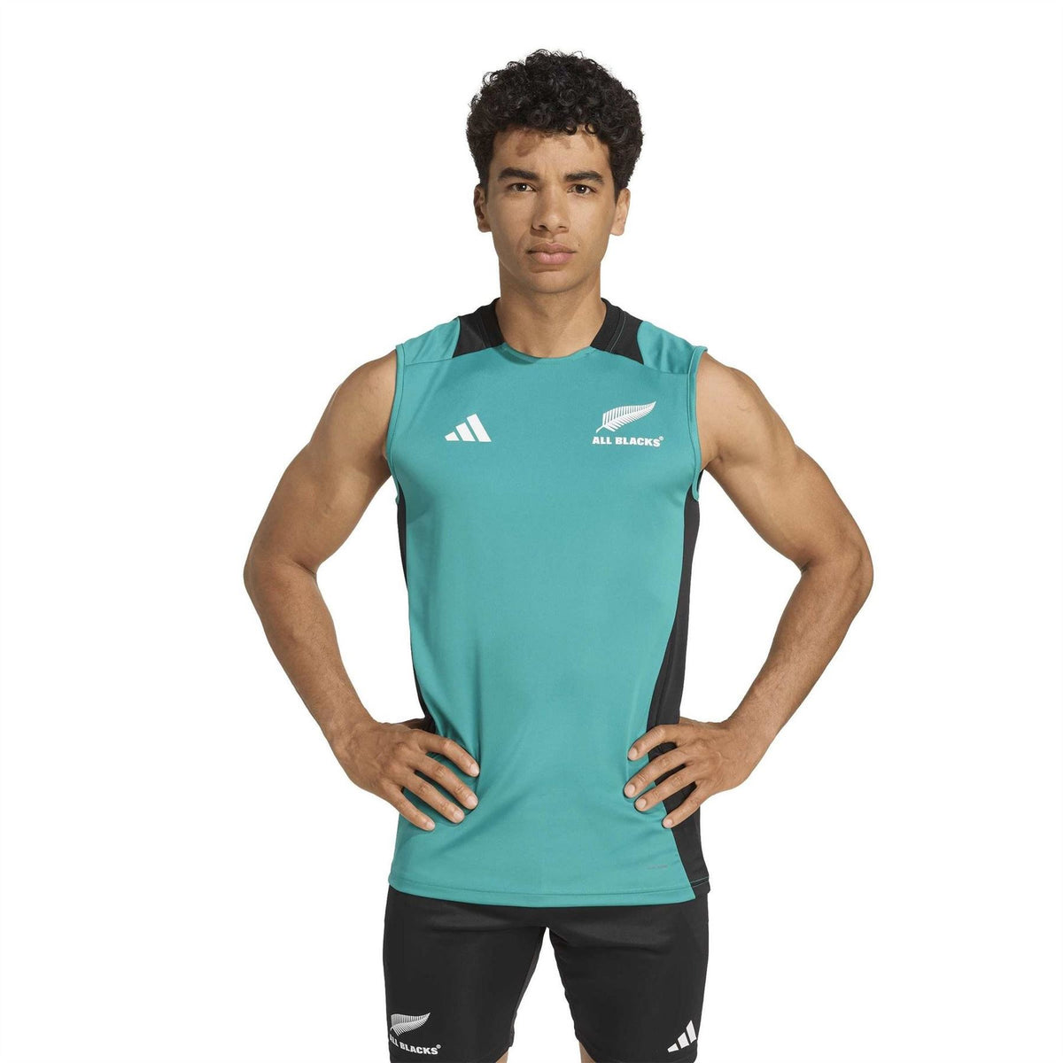 adidas Printed Logo Crew Neck Sleeveless Singlet