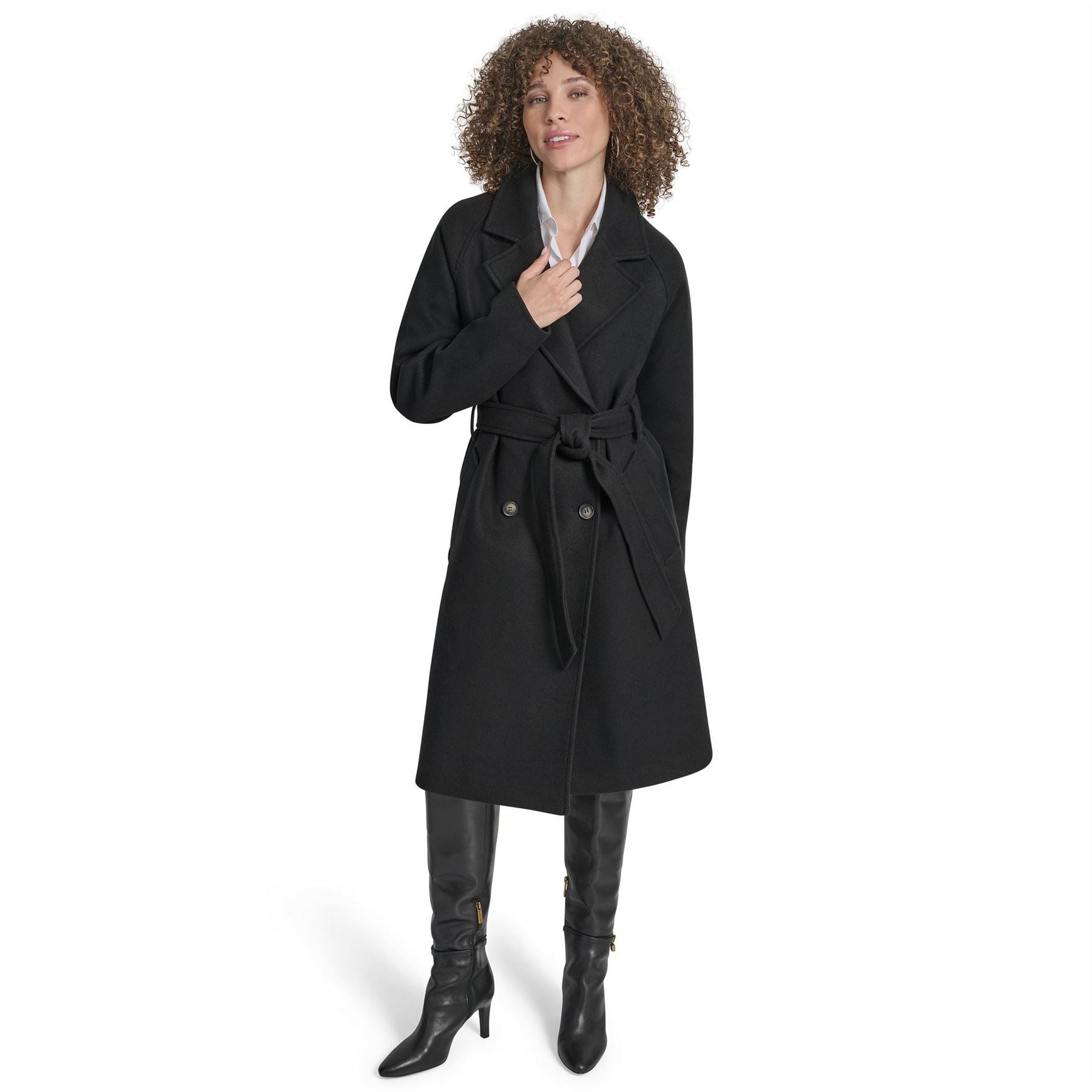 DKNY  Wrap Overcoat