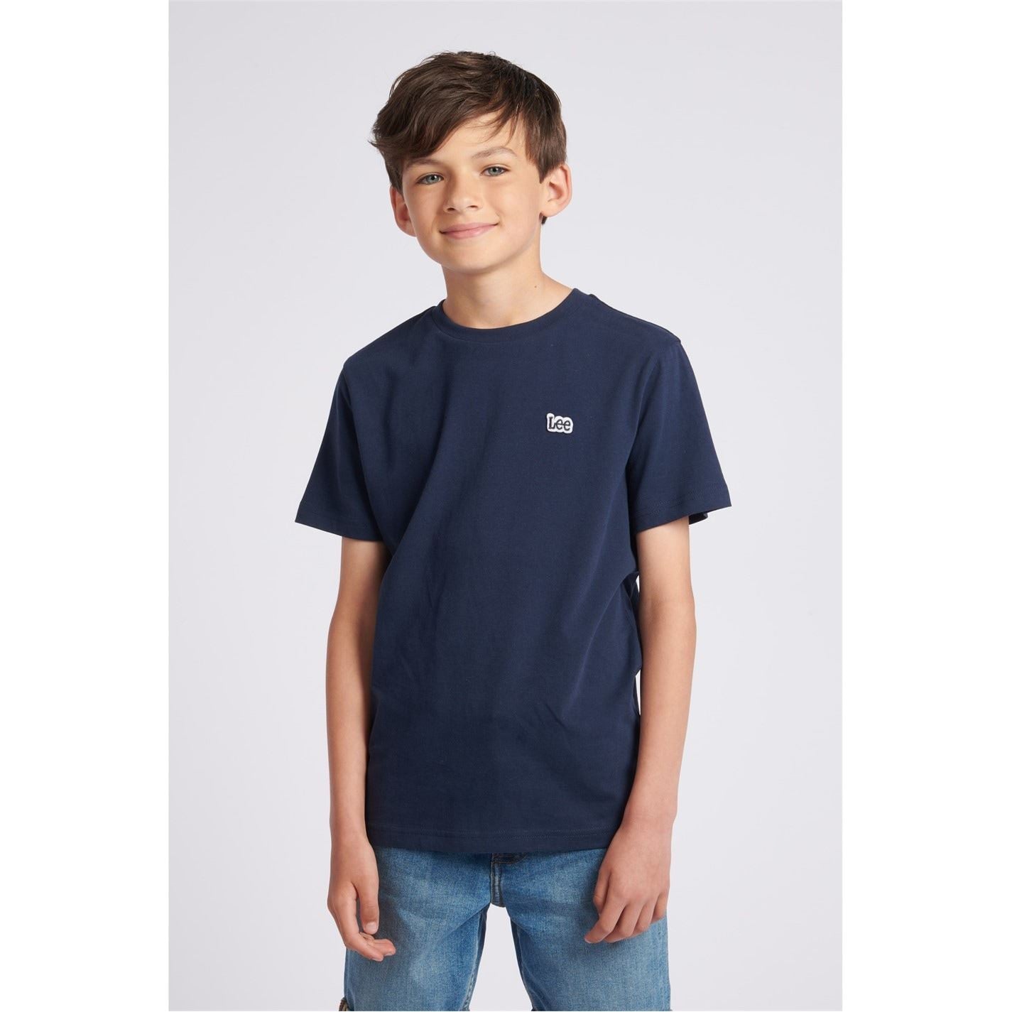 Lee Crew Neck Lettering Regular Fit T-Shirt