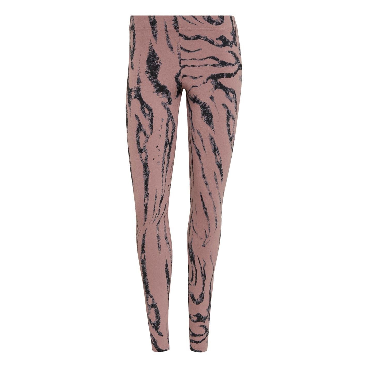 adidas Womens Icons Animal Print Leggings