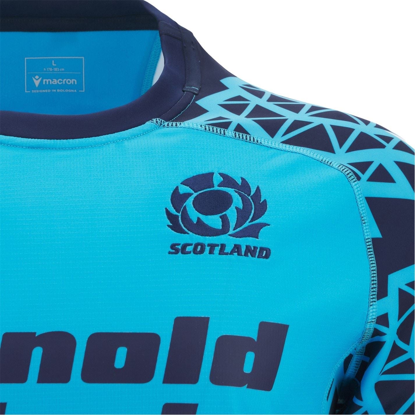 Macron Scotland Rugby Training Shirt 2025 Adults