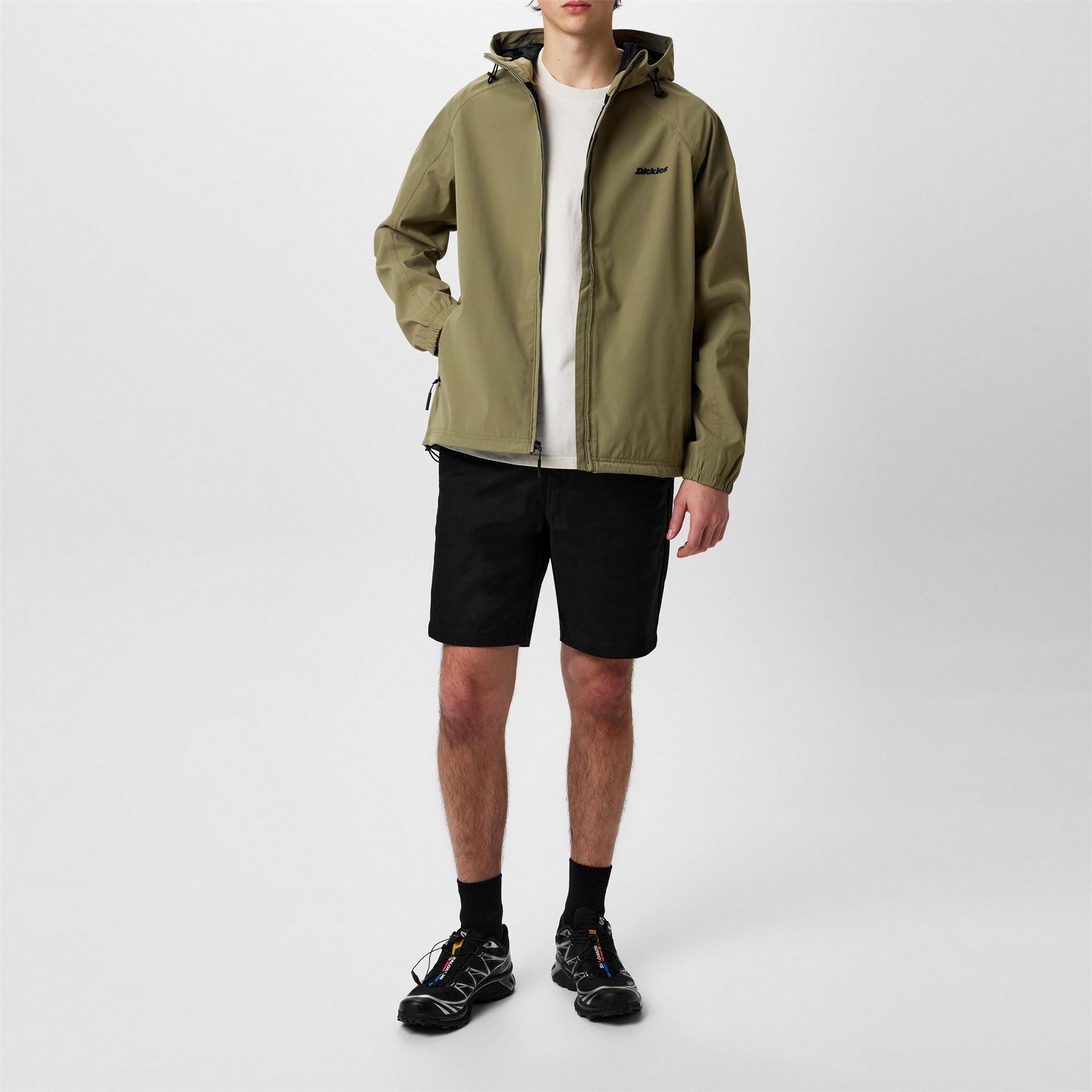 Dickies Ronan Water Resistant Hooded Long Sleeve Rain Anorak