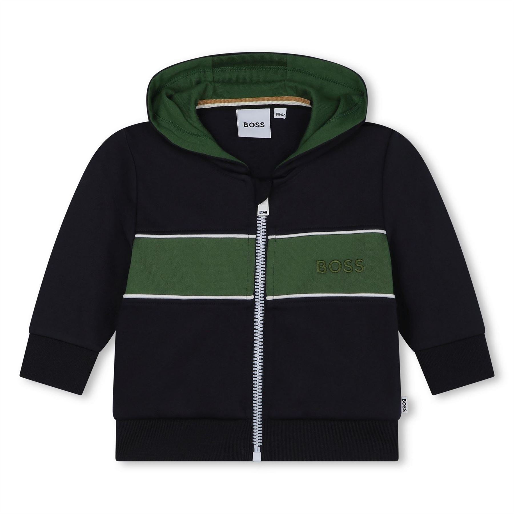 Boss Stripe Tracksuit Top, Stripe Design