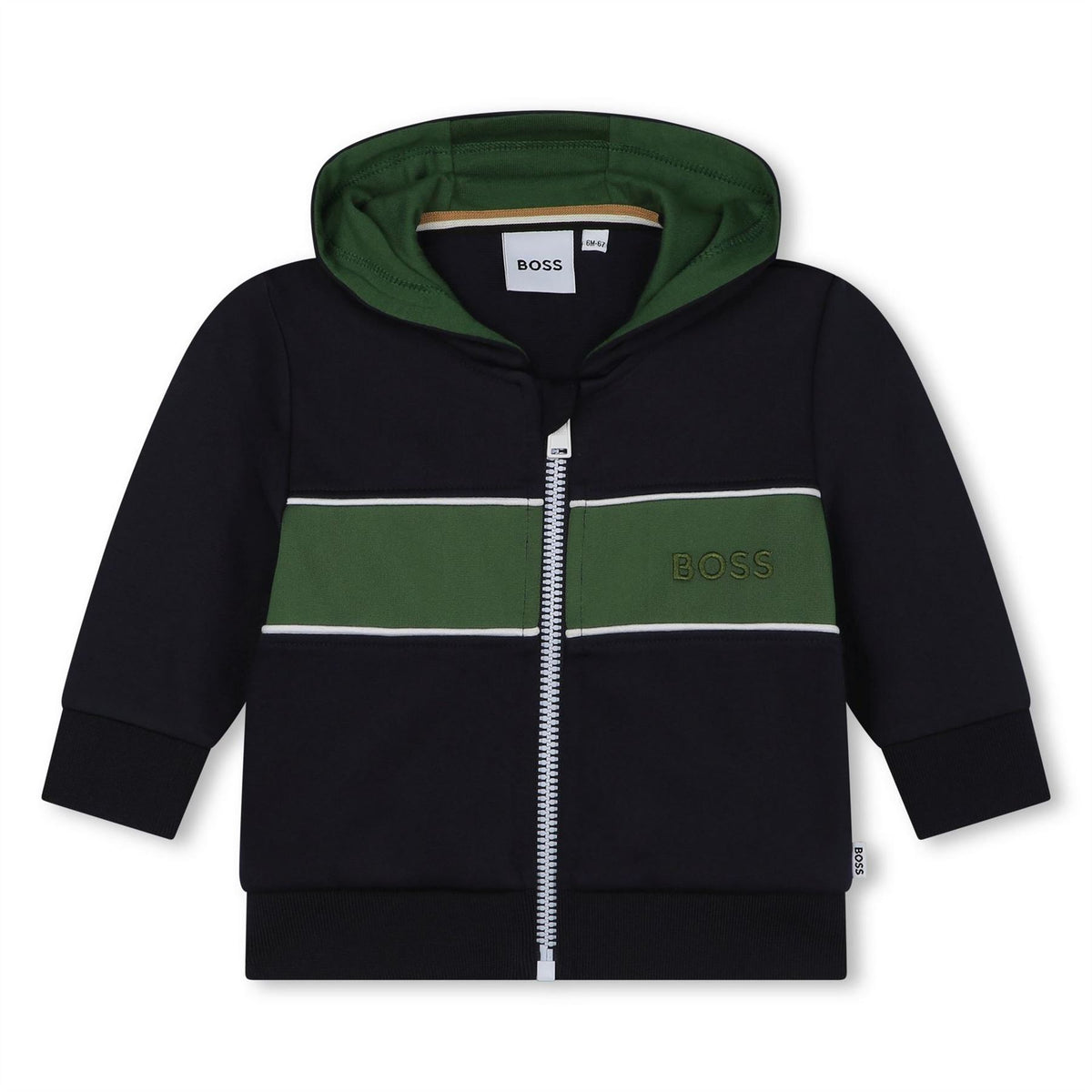 Boss Stripe Tracksuit Top, Stripe Design