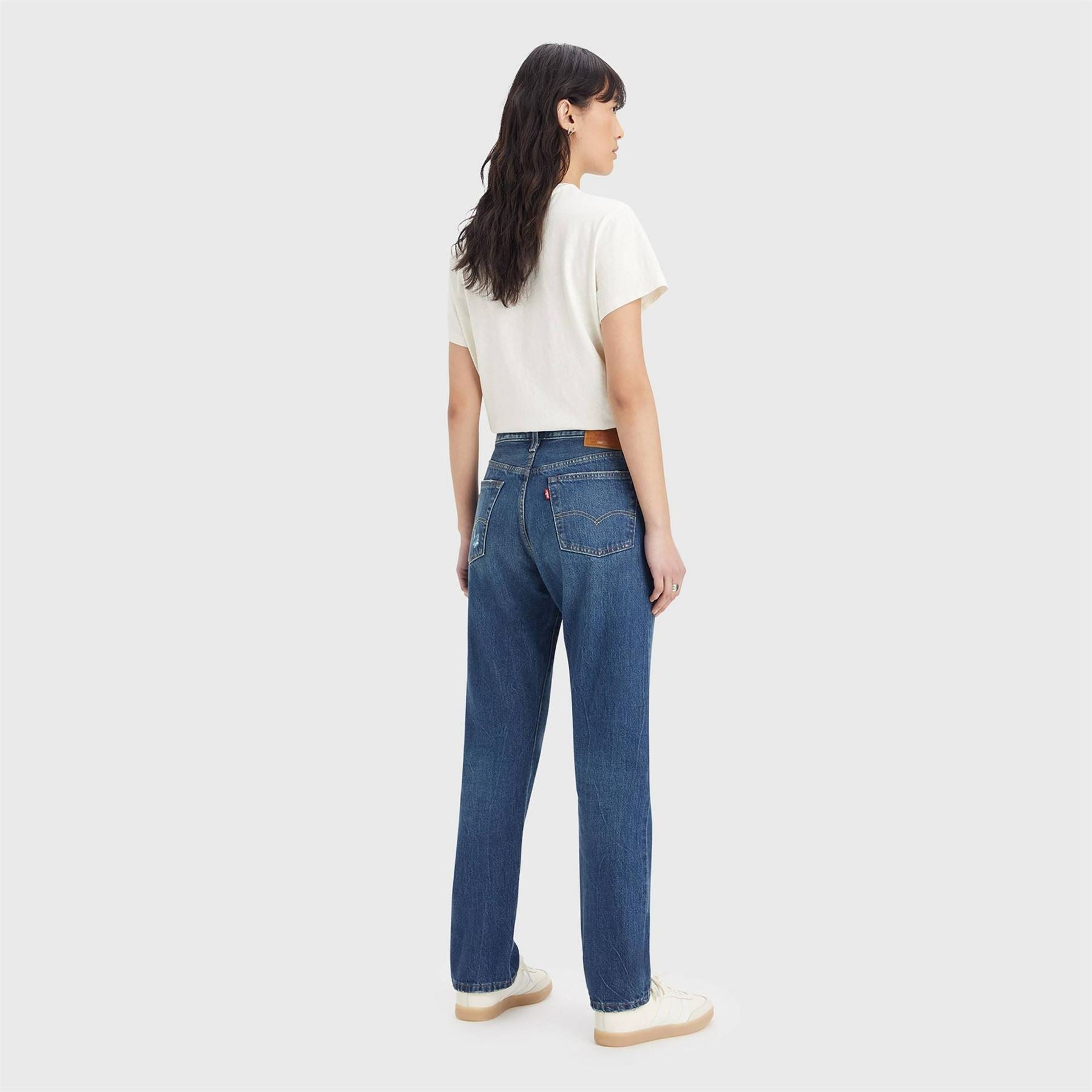 Levis 501 Distressed Regular Fit Jeans