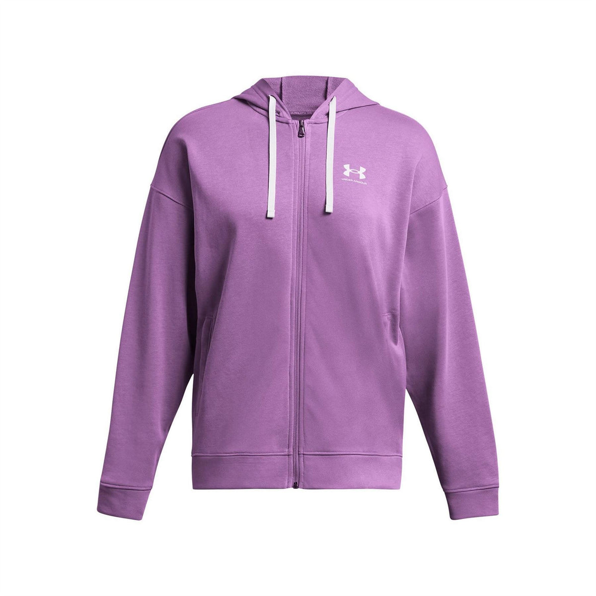 Under Armour Womens Armour Ua Rival Terry Os FulL-Zip Hooded Sweatshirt