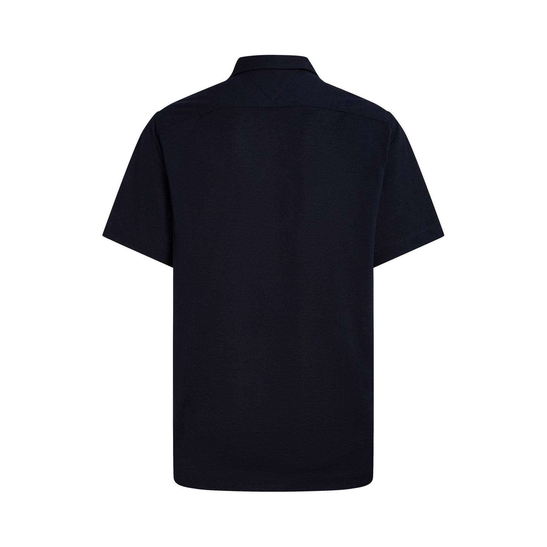 Tommy Hilfiger Knitted Short Sleeve Plain Shirt