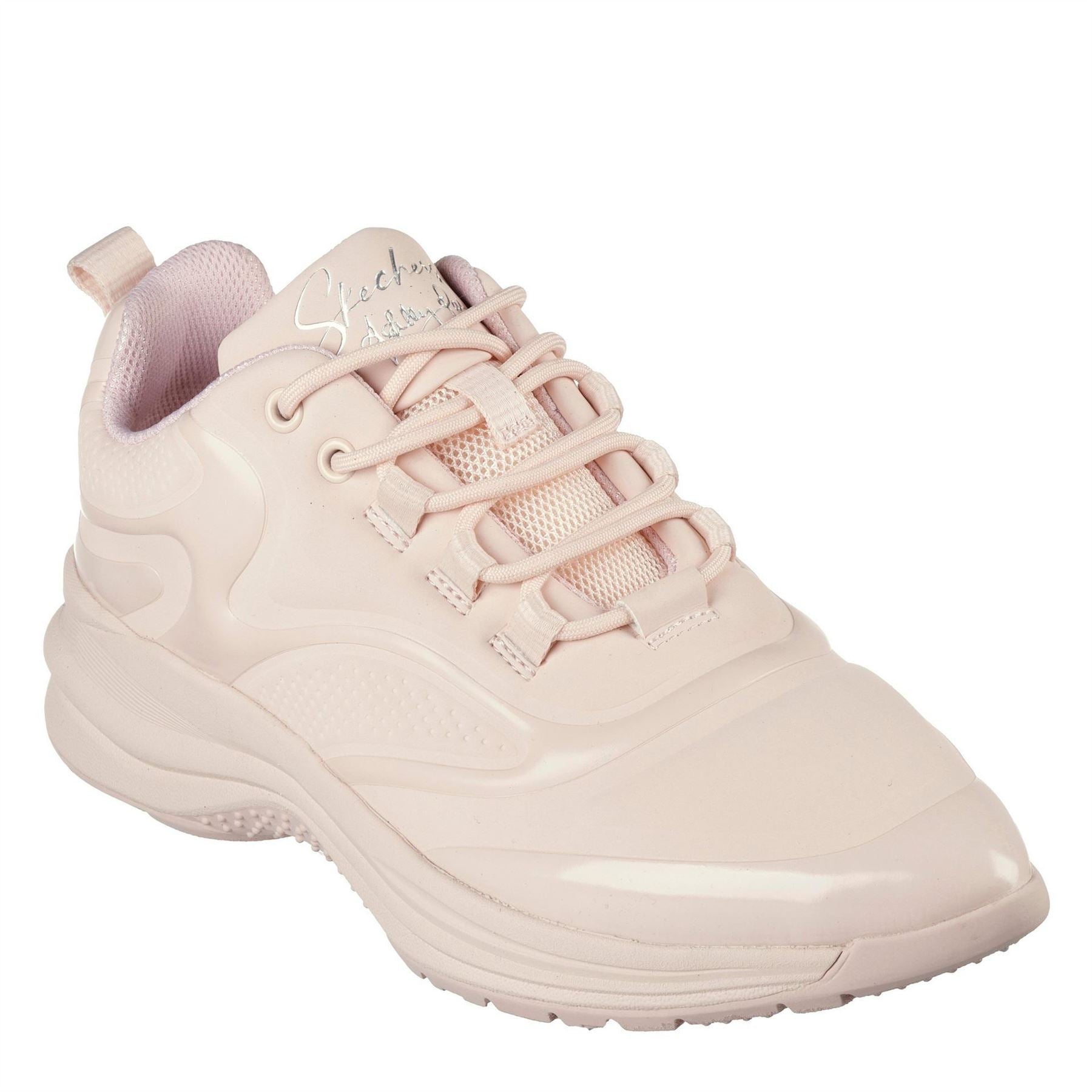 Skechers Womens Hot Melt Embossed Neoprene Low Top Trainers