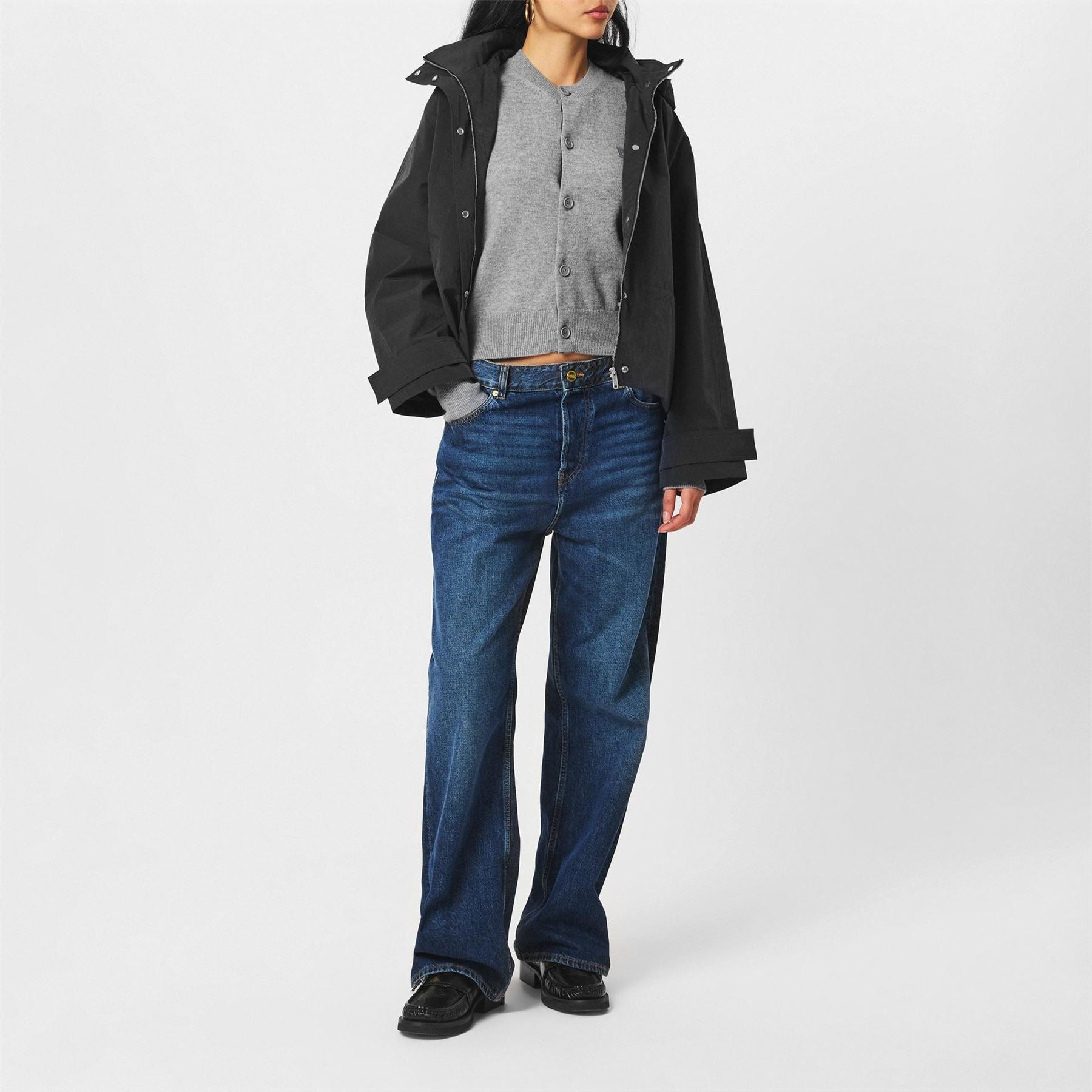 Calvin Klein Jeans Touch Nylon Waisted Jacket