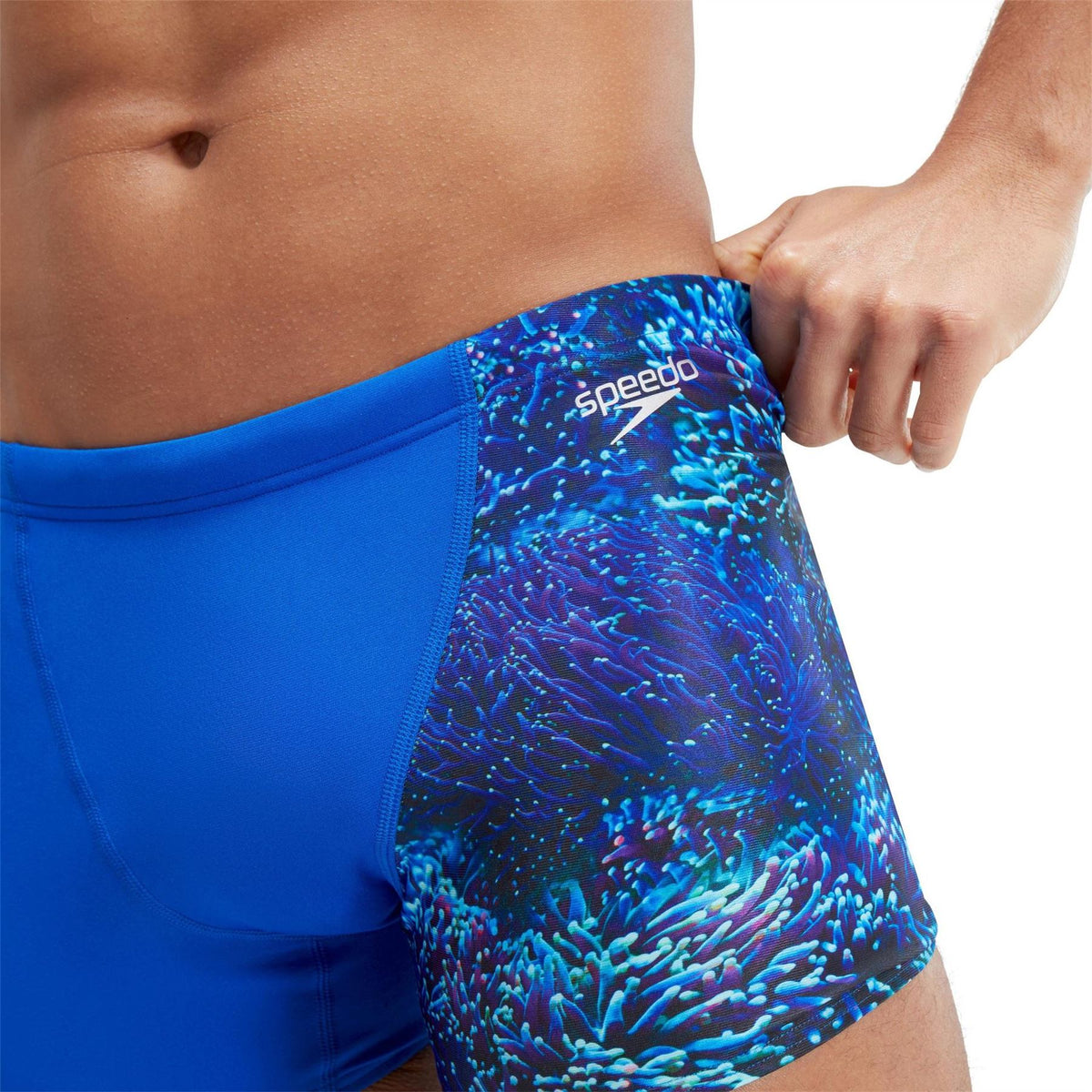 Speedo Mens All Over Print V Cut Aquashorts