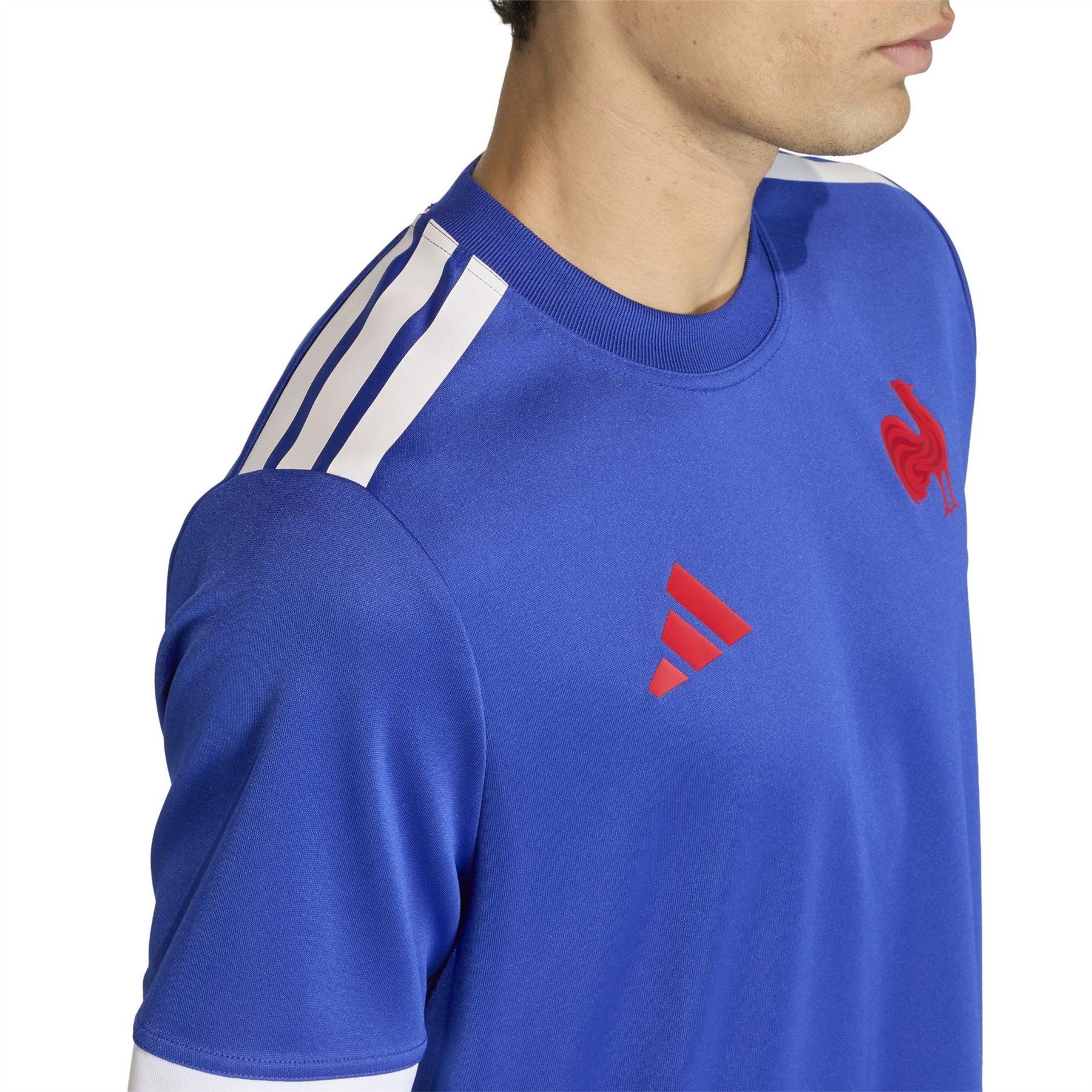 adidas France Rugby Home Short Sleeve Shirt 25 26