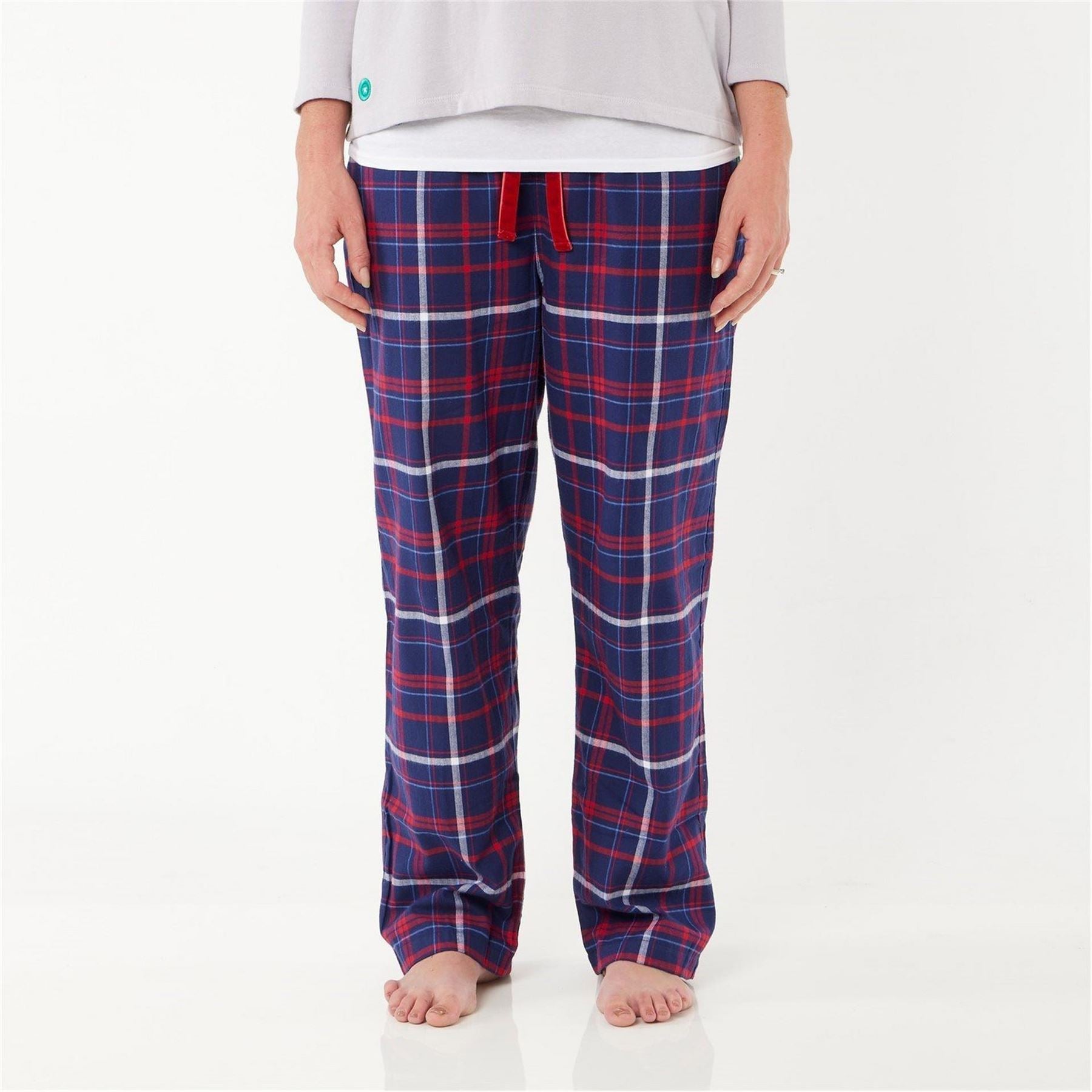 Loungers Ladies Organic Brushed Cotton Lounge Trousers