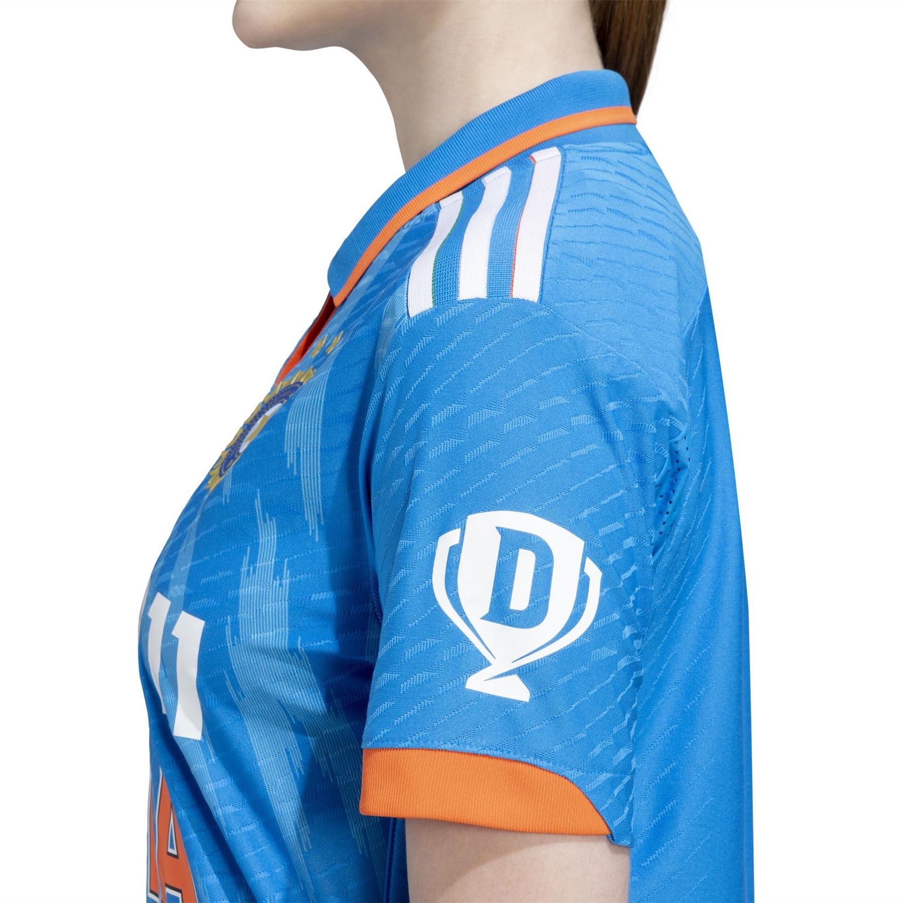adidas India Cricket Short Sleeve Performance T-Shirt