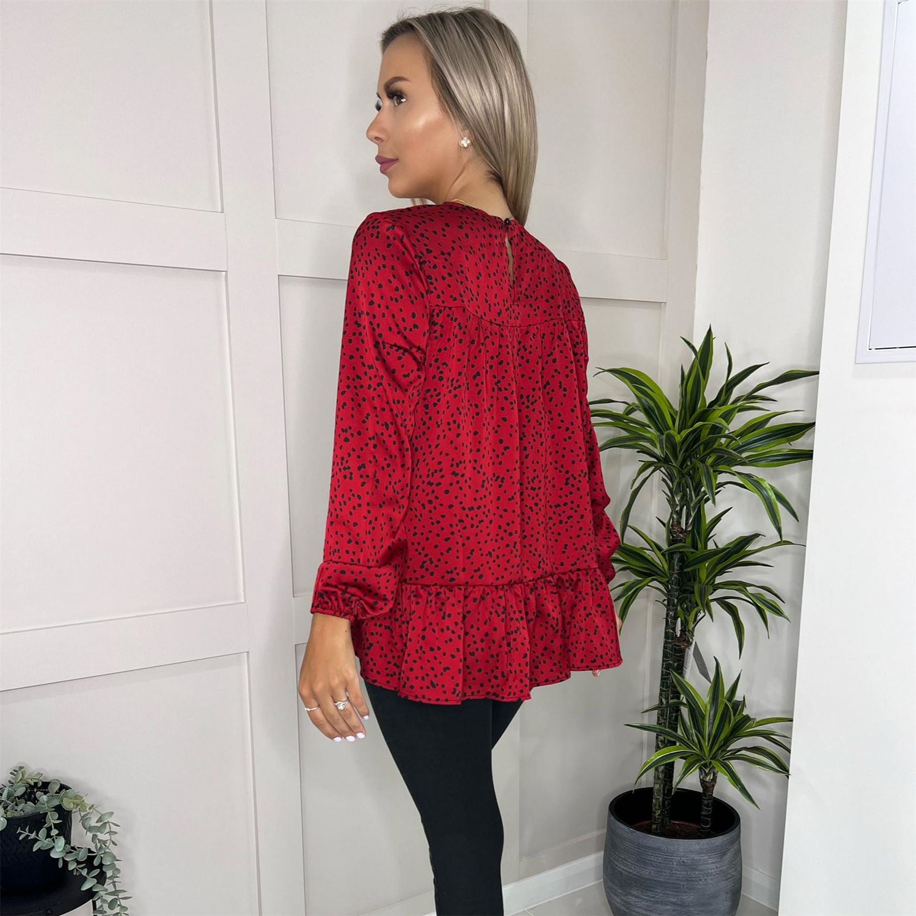 AX Paris And Black Printed Smock Top