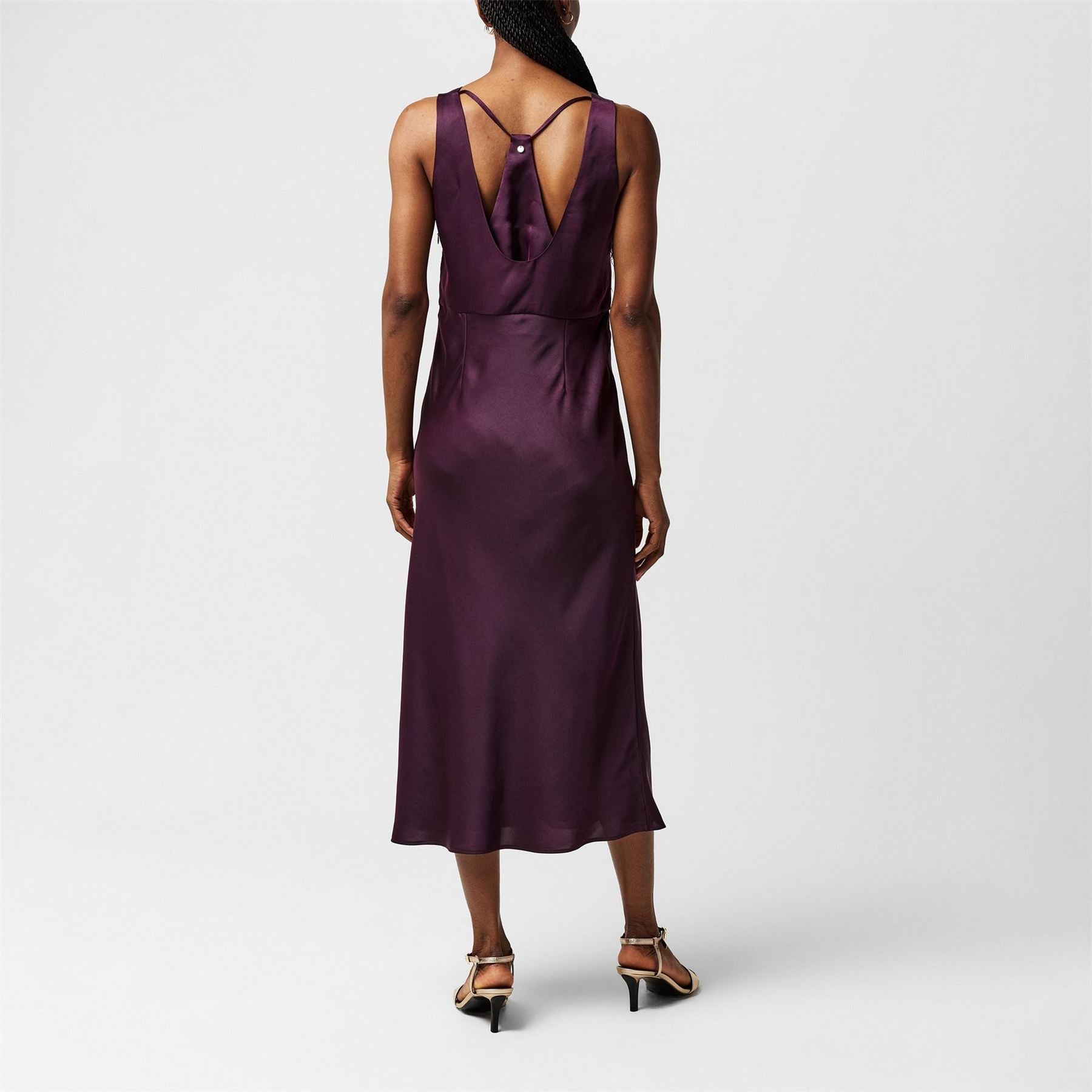Boss C Danta Scoop Neck Maxi A-Line Dress