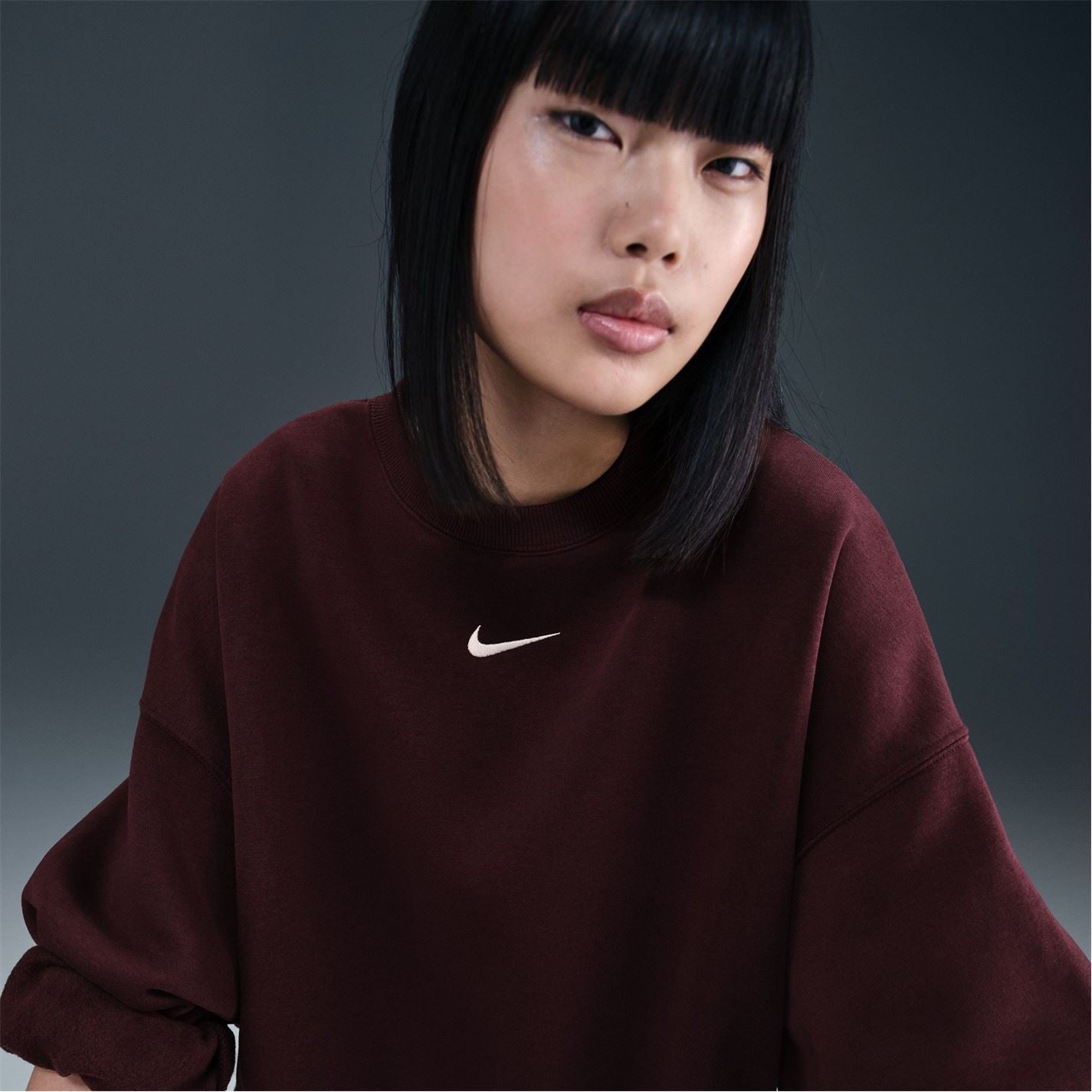 Nike Womens Sportswear Phoenix Fleece Over Oversized Crewneck Sweatshirt
