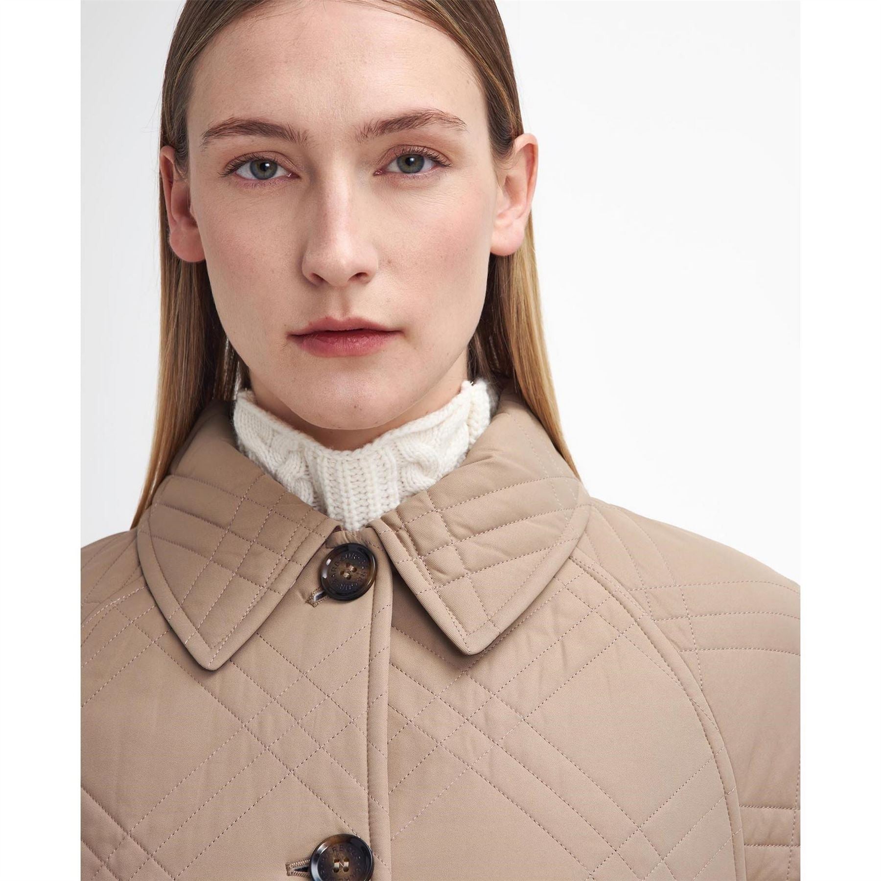 Barbour Mariah Quilted Tartan Short Puffer Jacket