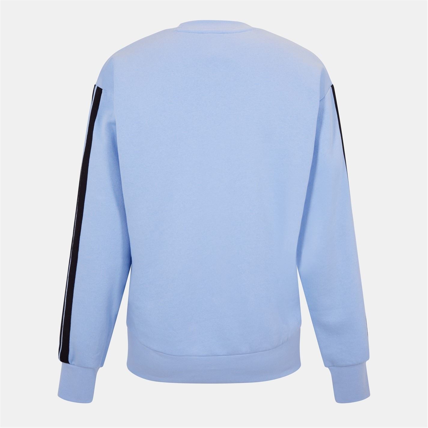 adidas Mens Essentials Crew 3 Stripes Pullover Sweatshirt