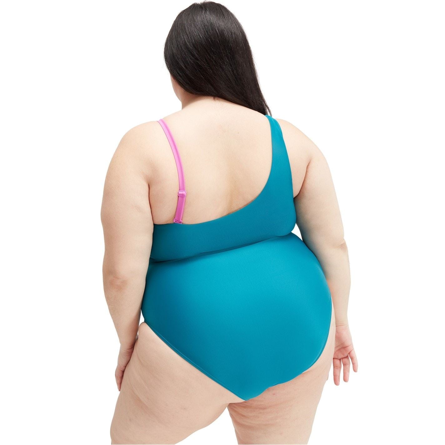 Speedo Aysmmetric Slider One Piece Swimsuit