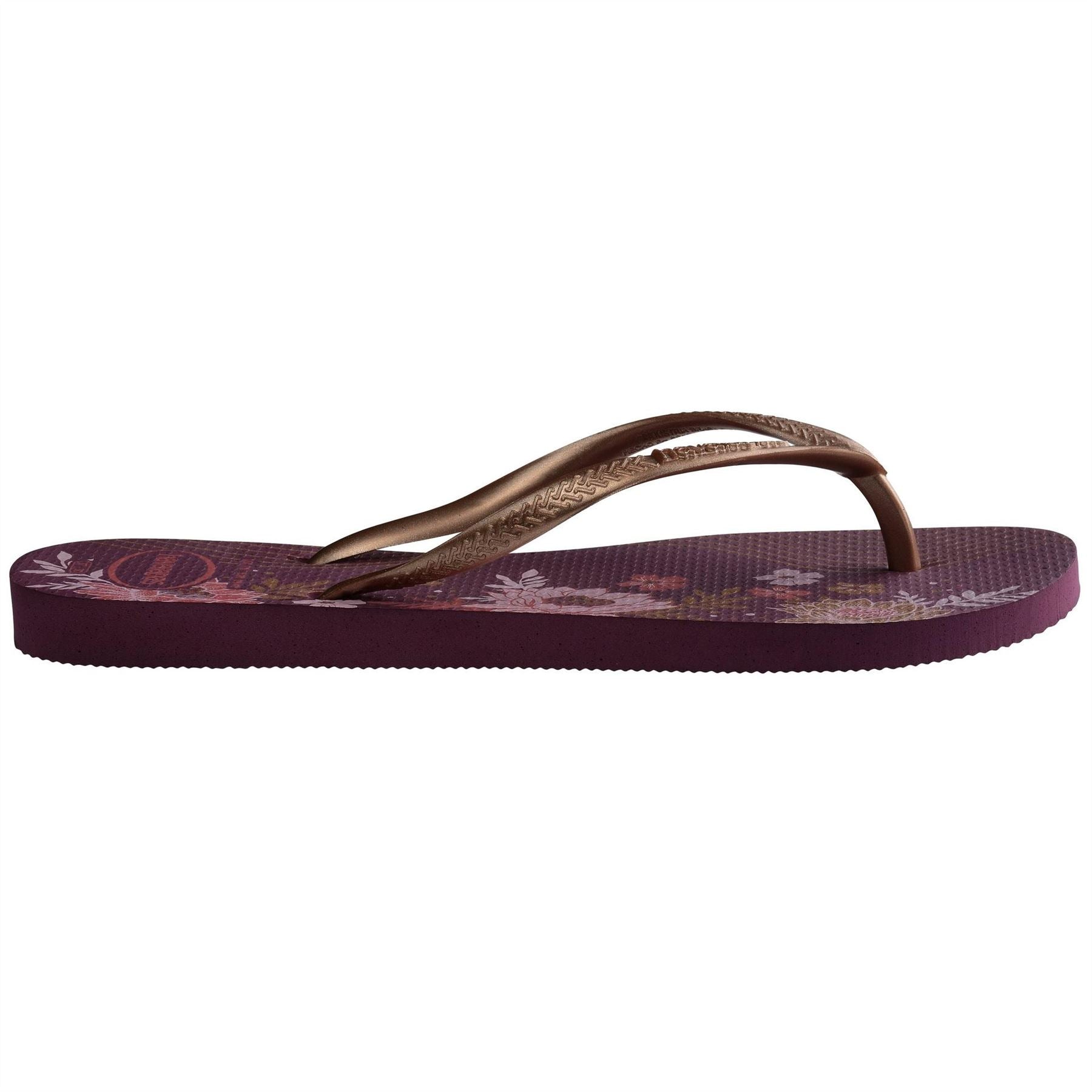 Havaianas Floral Print Thong Toe Flip Flops