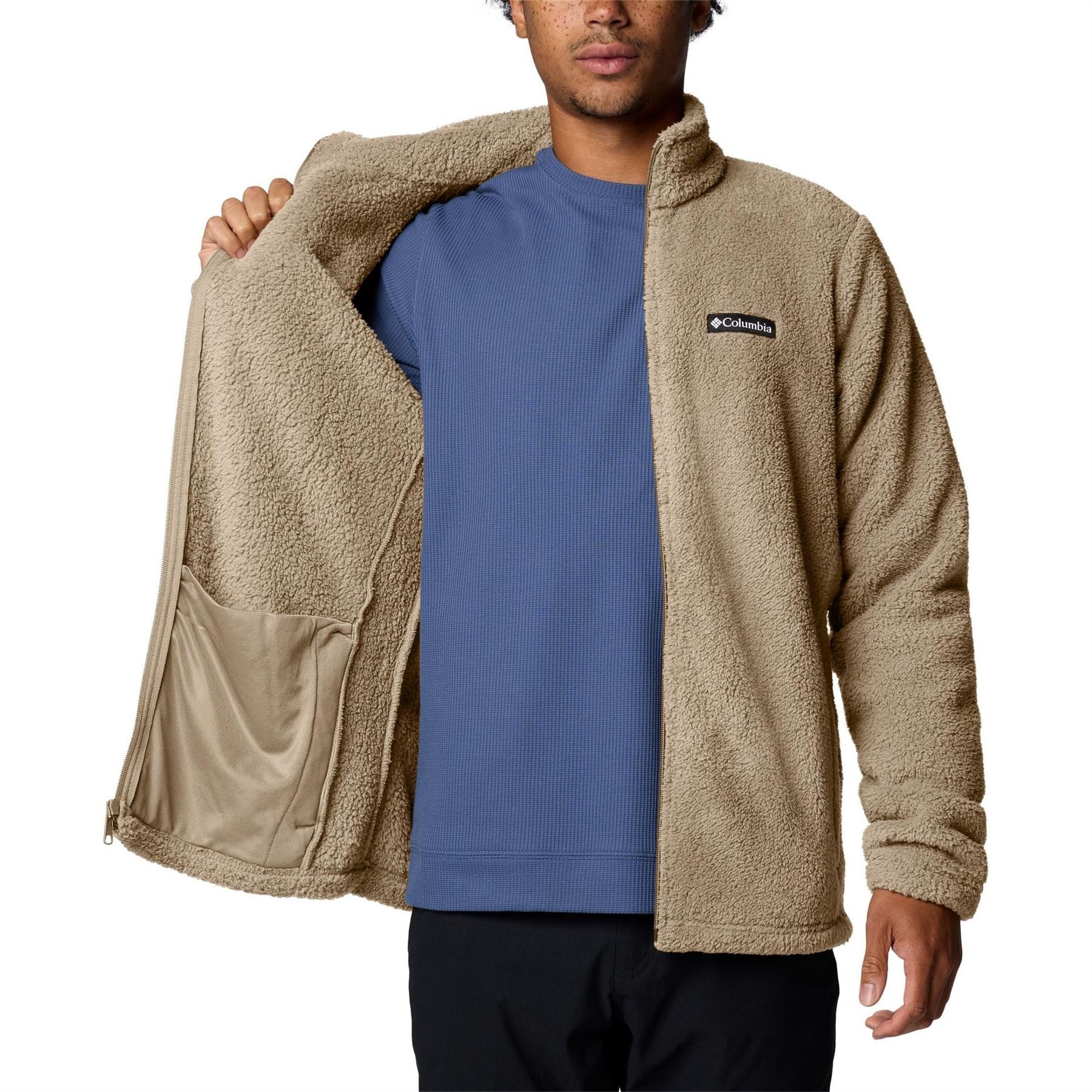 Columbia Mens Rugged Ridge™ Iii Full Zip Sherpa Fleece Jacket