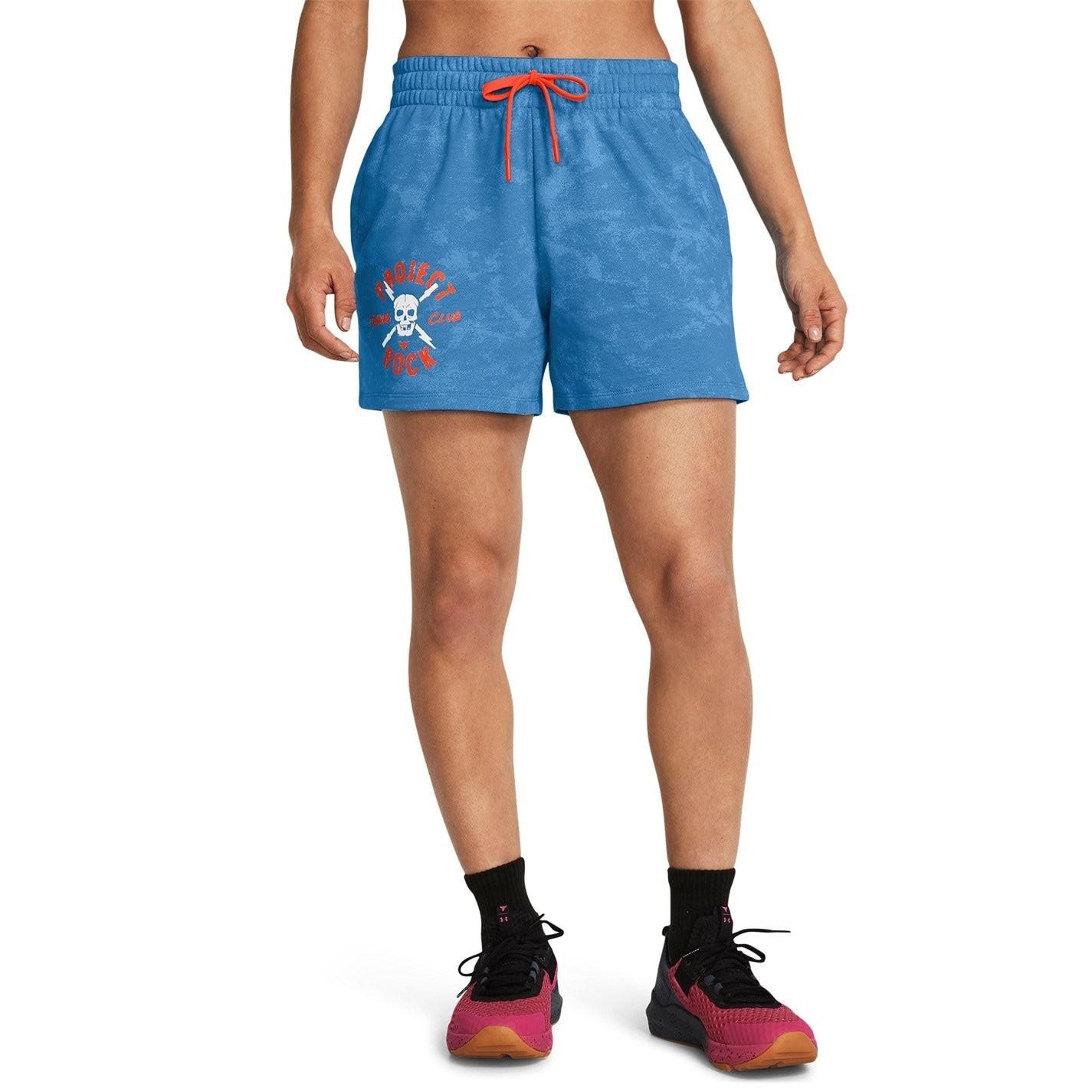 Under Armour Womens Armour Pjt Rck Undrgrnd Terry Shorts Gym Shorts