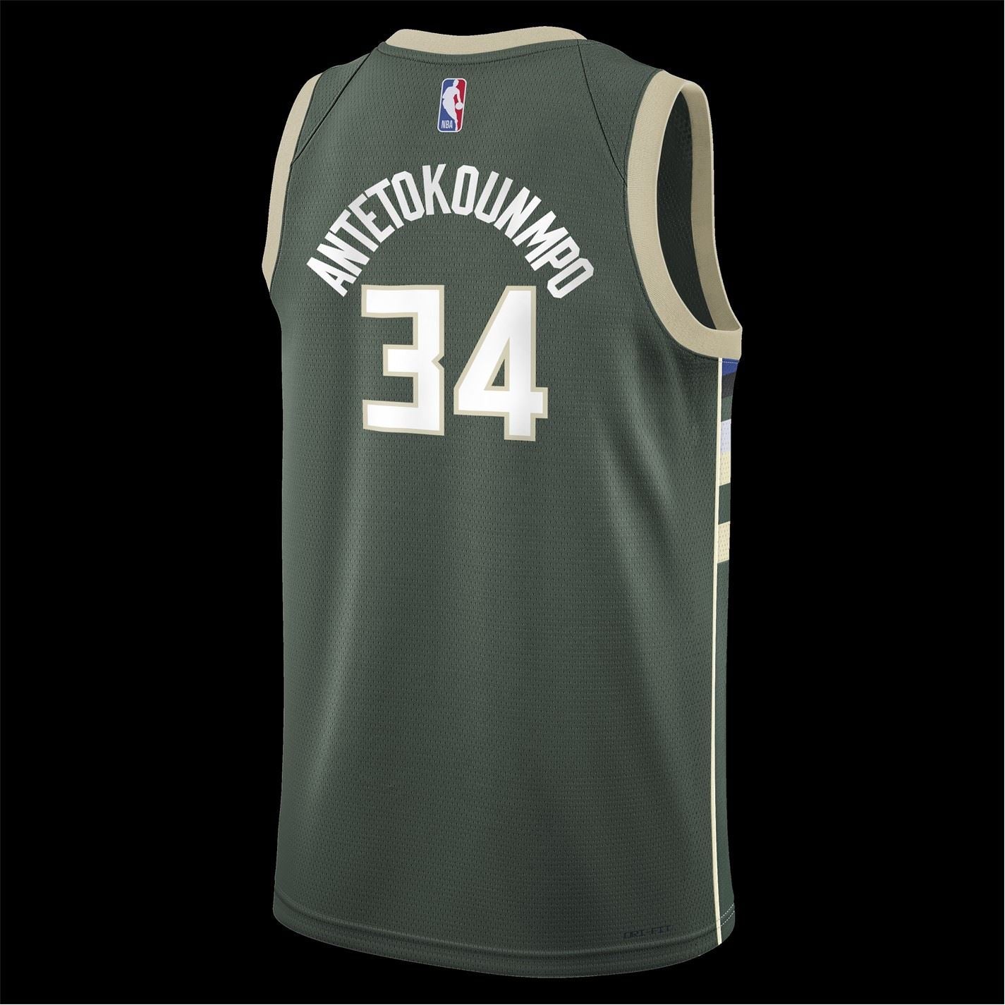 Nike NBA V-Neck Regular Fit Number T-Shirt