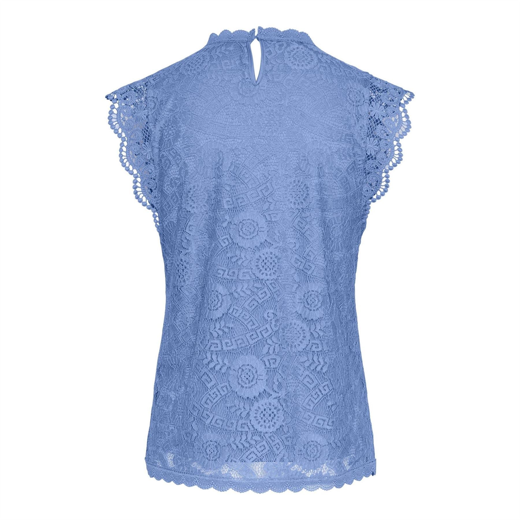 Pieces High Neck Regular Fit Blouse