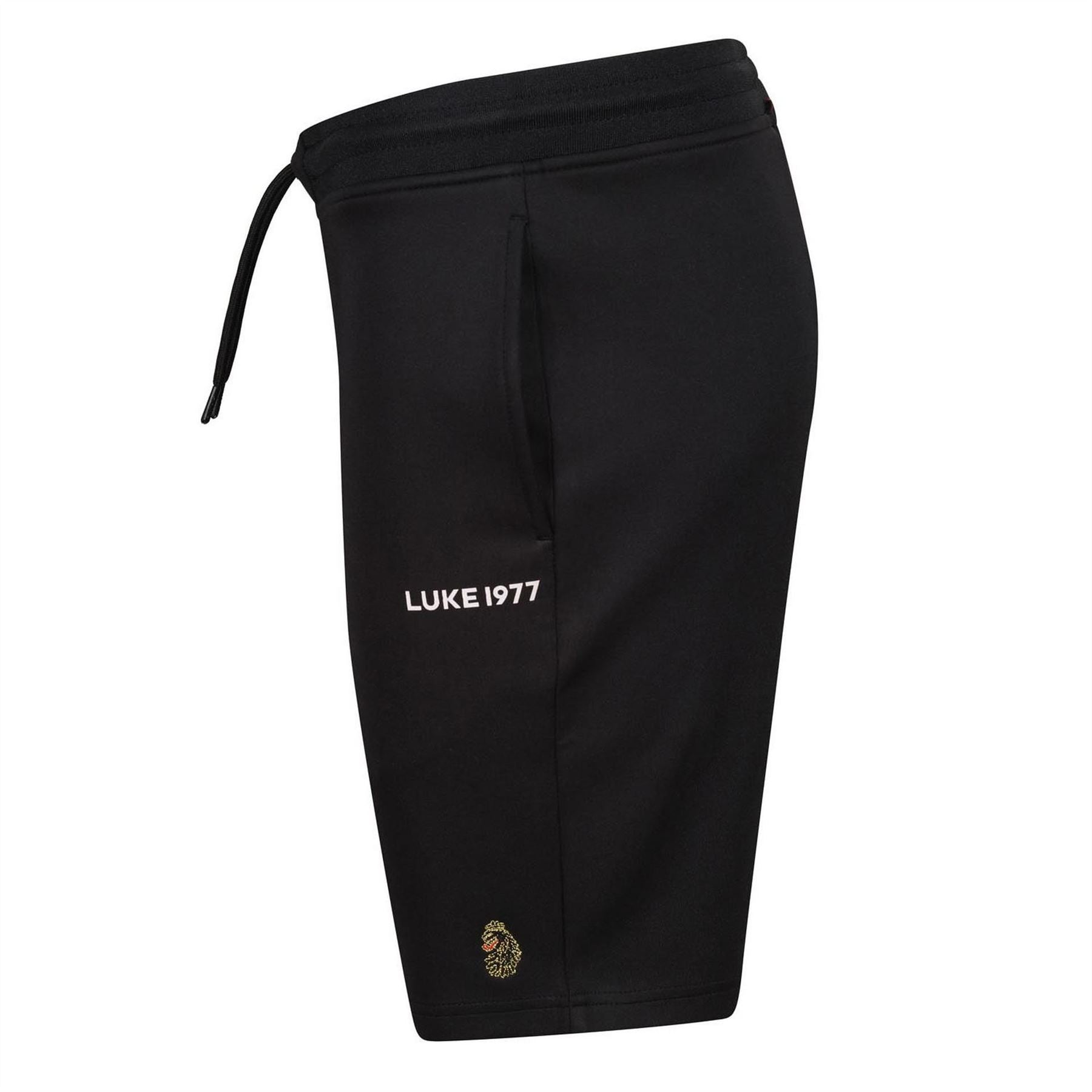 Luke Solid Patterned Sweat Shorts