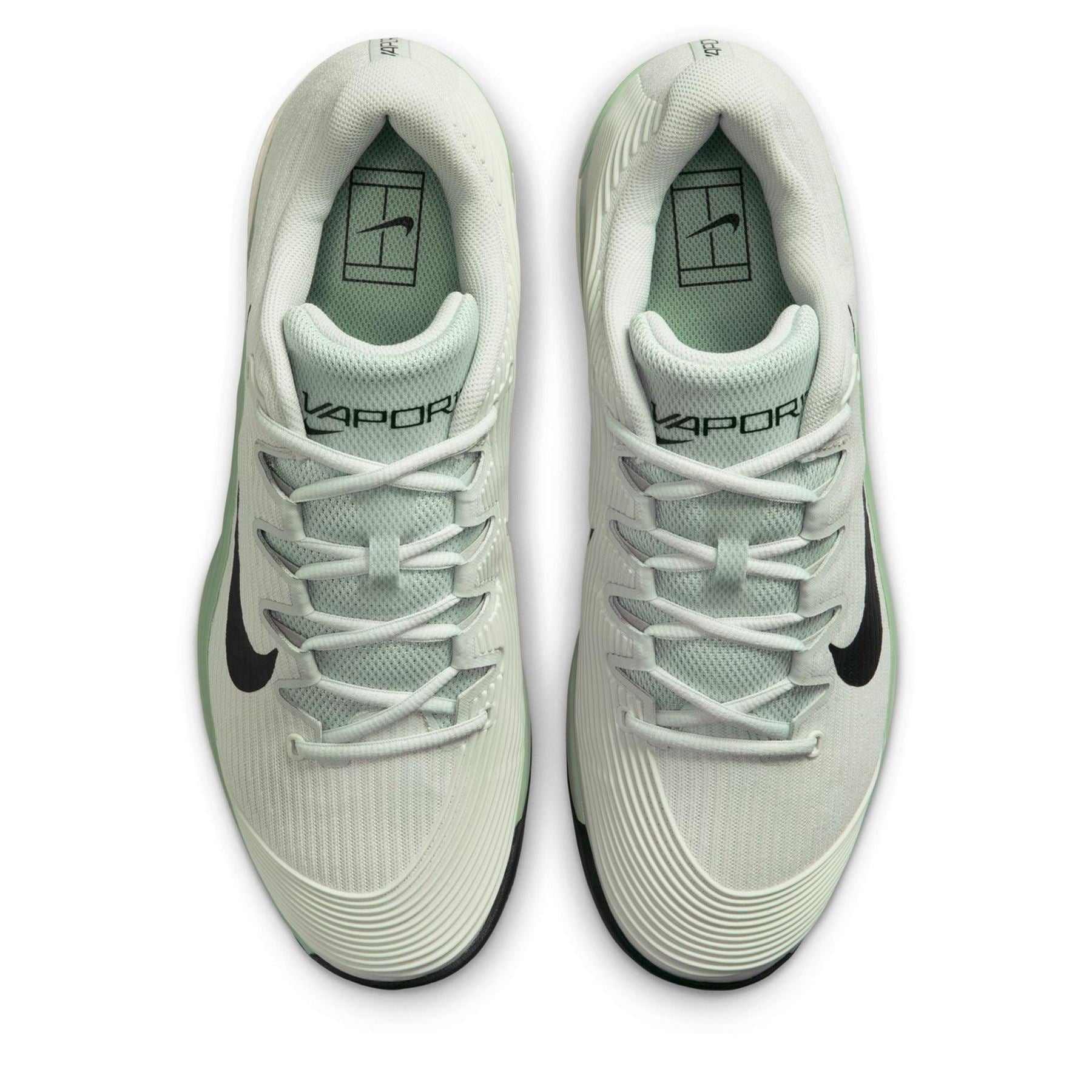 Nike Vapor Low Top Ribbed Flat Heel Sneakers