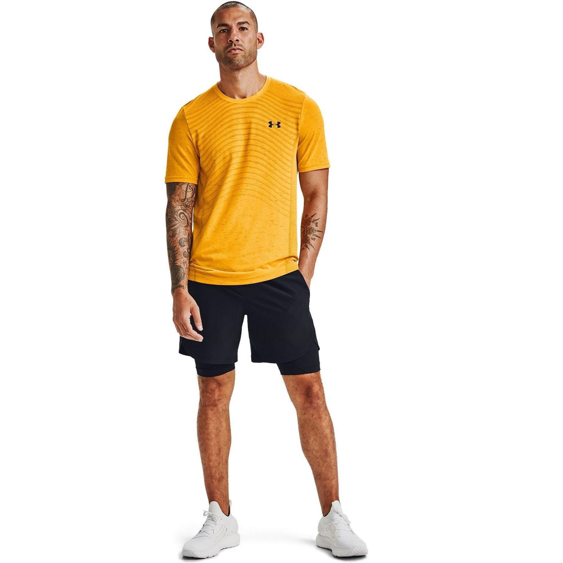 Under Armour Seamless Wave Short Sleeve Performance Gym Top