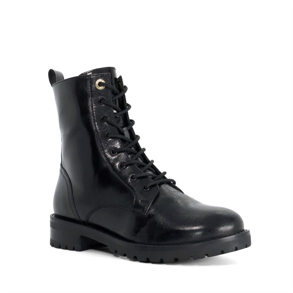 Dune London Pressures Leather Biker Boots