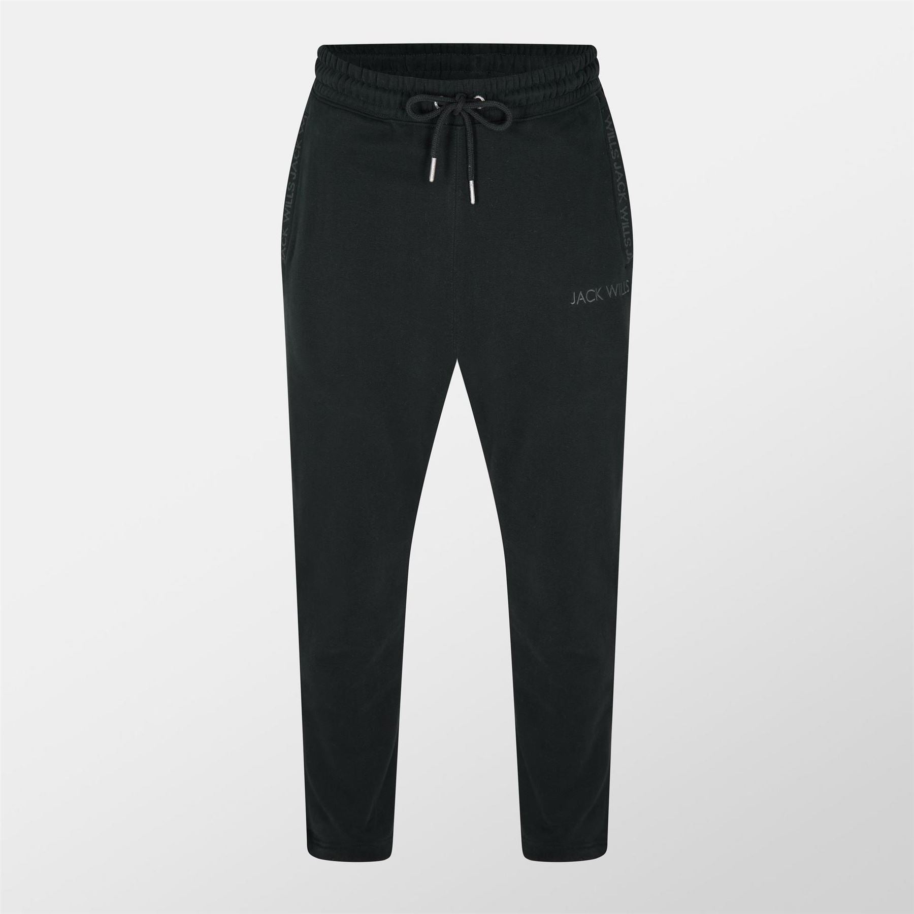 Jack Wills Jacquard Solid Patterned Straight Joggers