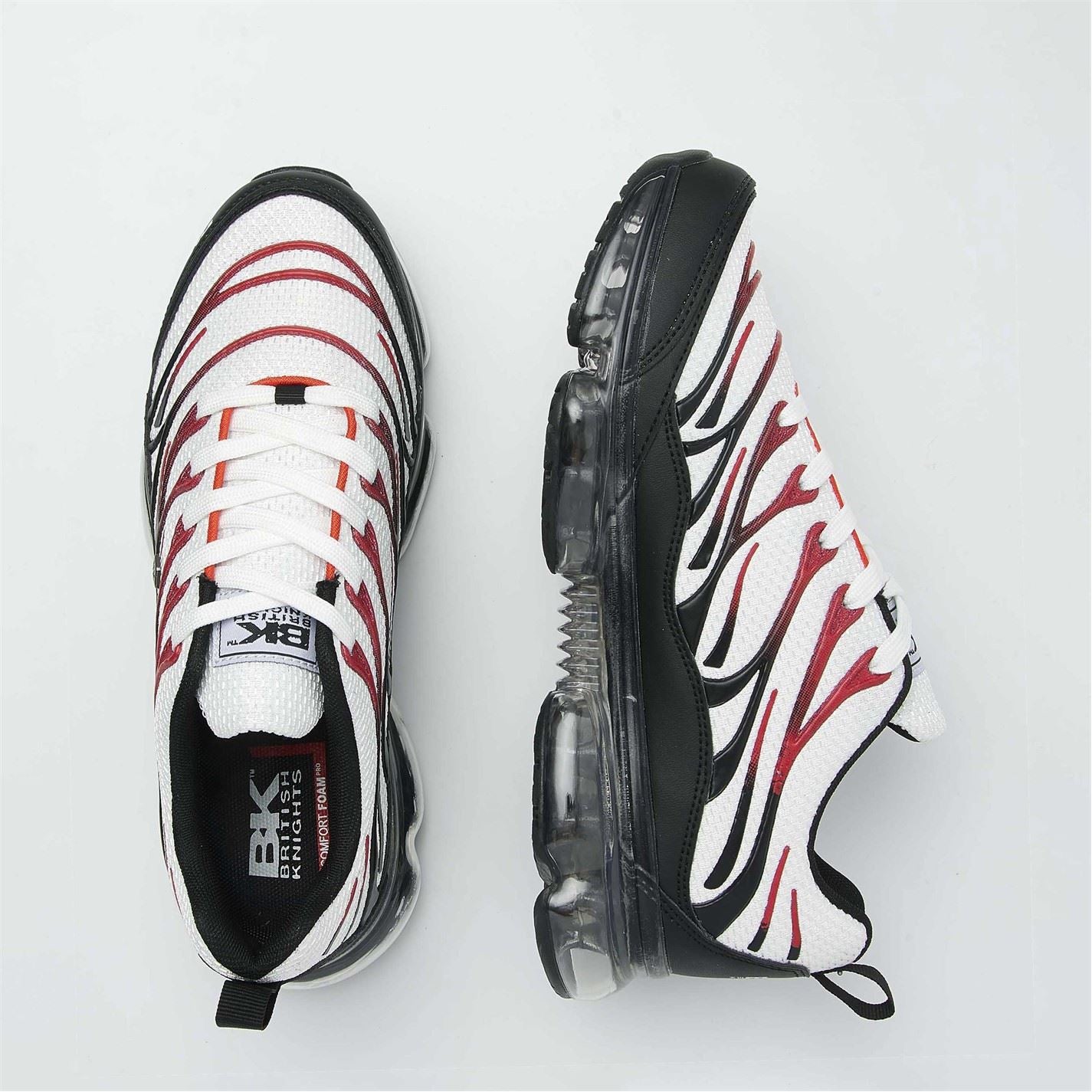 British Knights Urbex Wave Patterned Lace-Up Sneakers