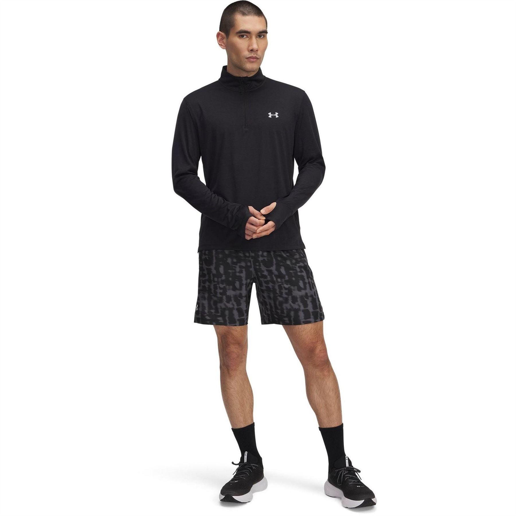 Under Armour Abstract Patterned Bermuda Shorts