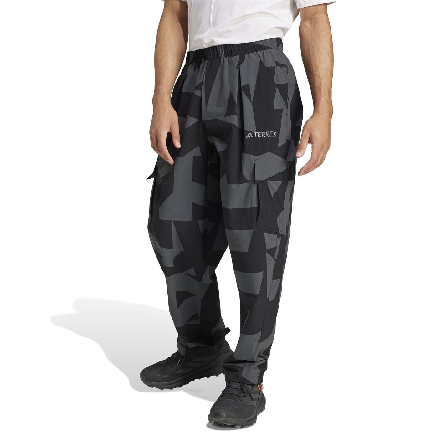 adidas Mens Terrex Xploric Printed Cargo Joggers