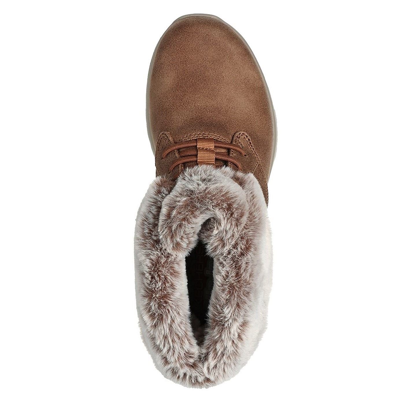 Skechers Womens On The Go Joy   Cozy Charm Slip On Trainers