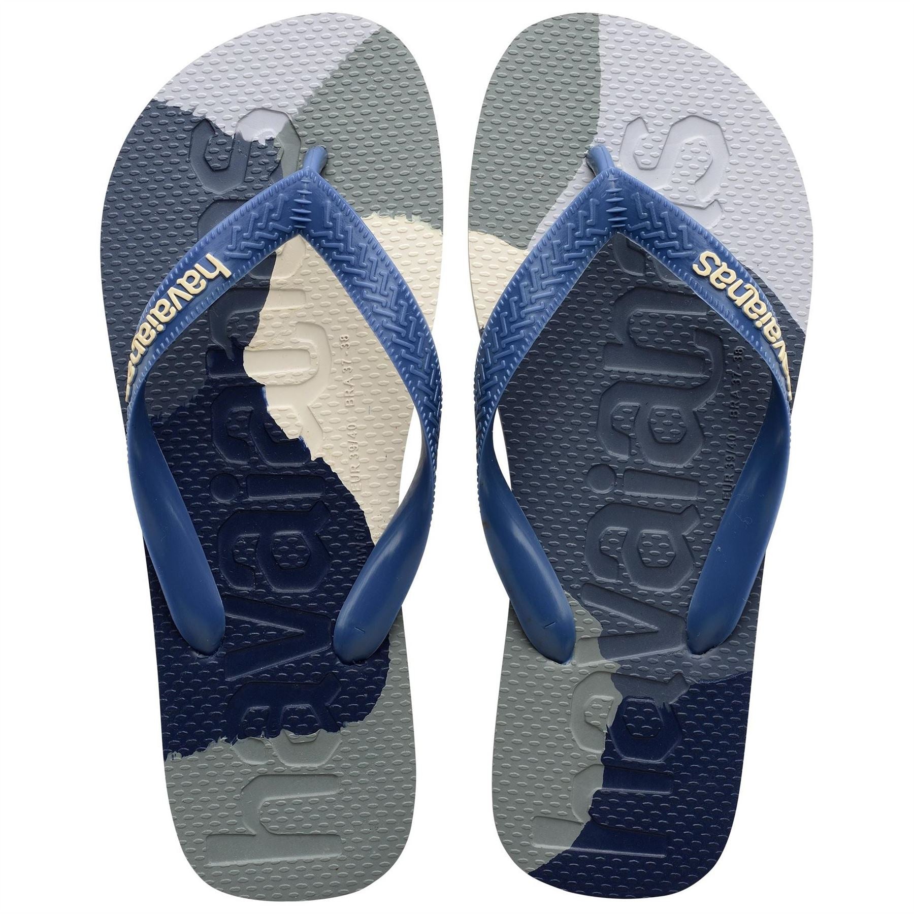 Havaianas Mens Hav. Top Logomania Colors Ii Crysta Flip Flops